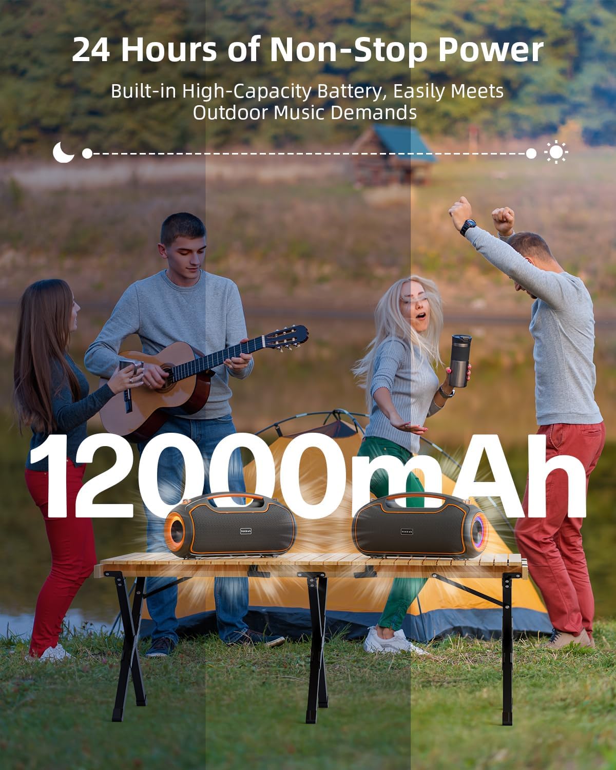 Vuopax Cassa Bluetooth Potente da Esterno IP65 - immagine 7