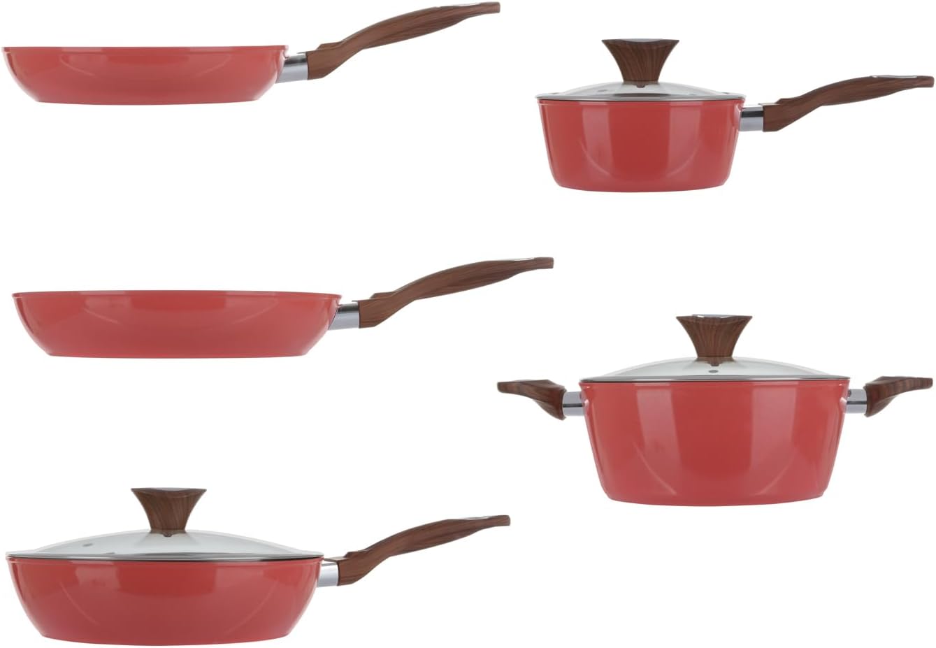 Kasanova Batteria Pentole 8 Pezzi Golden 5 - immagine 2