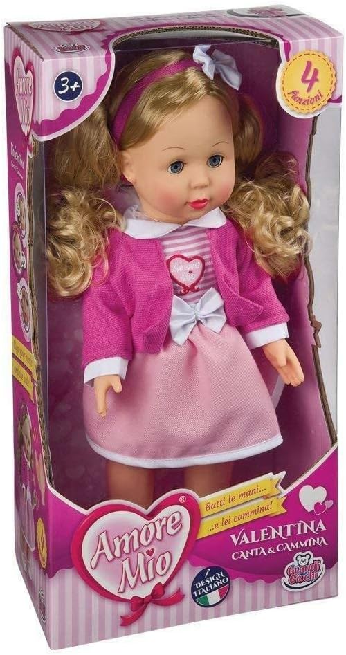 Grandi Giochi GG71010 - Amore Mio Valentina Canta e Cammina - immagine 2