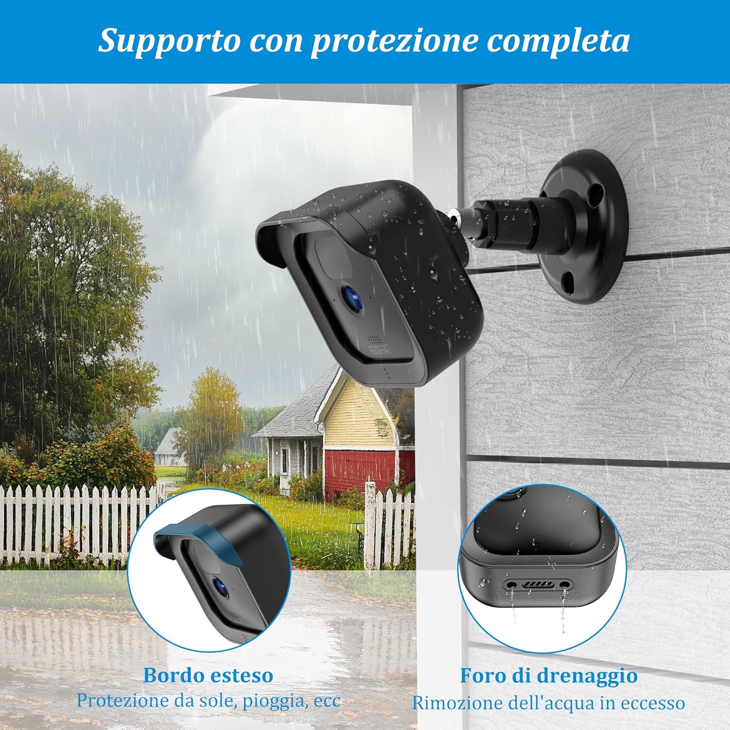 PlusAcc Supporto per Blink Camera Outdoor (3 pezzi) - immagine 4