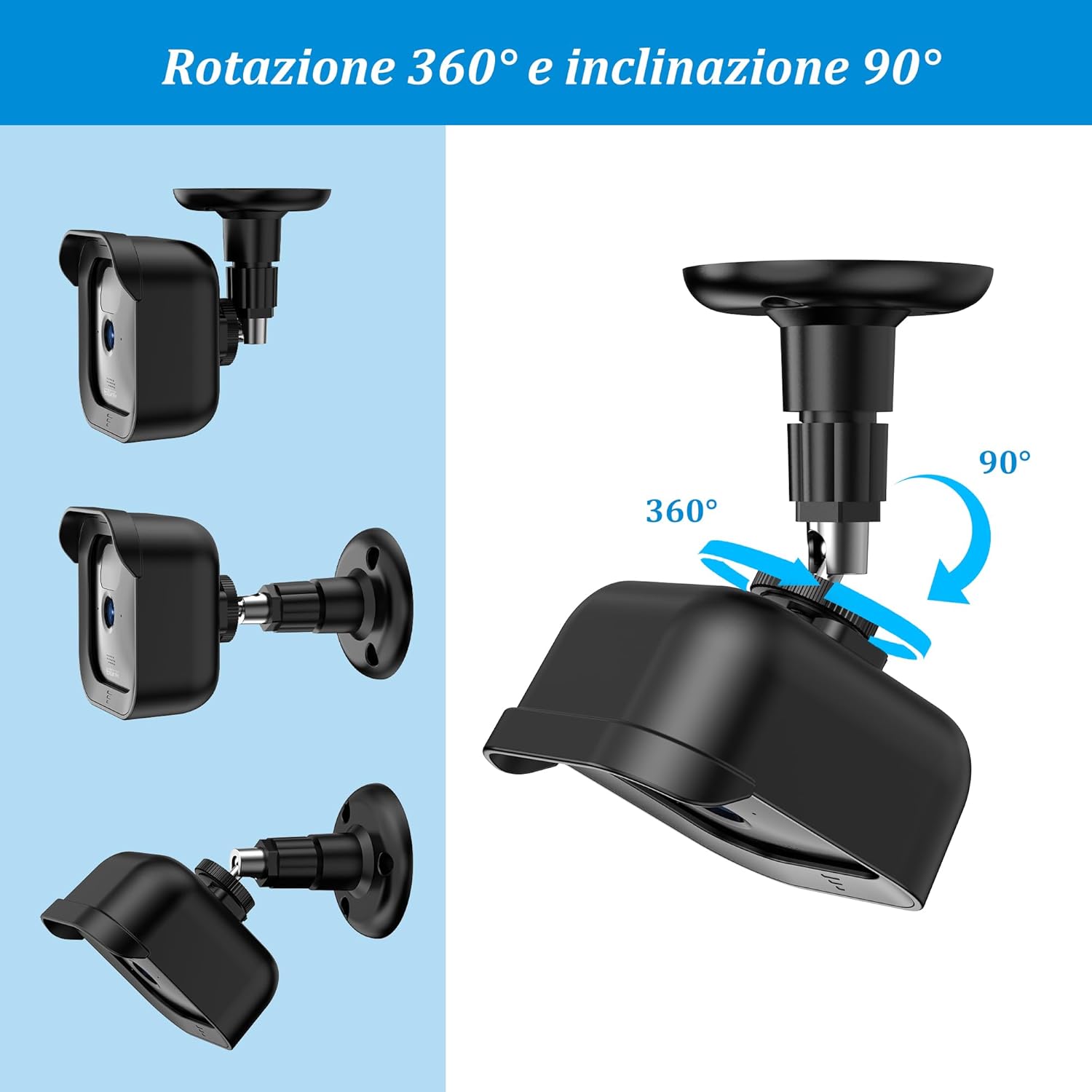 PlusAcc Supporto per Blink Camera Outdoor (3 pezzi) - immagine 6