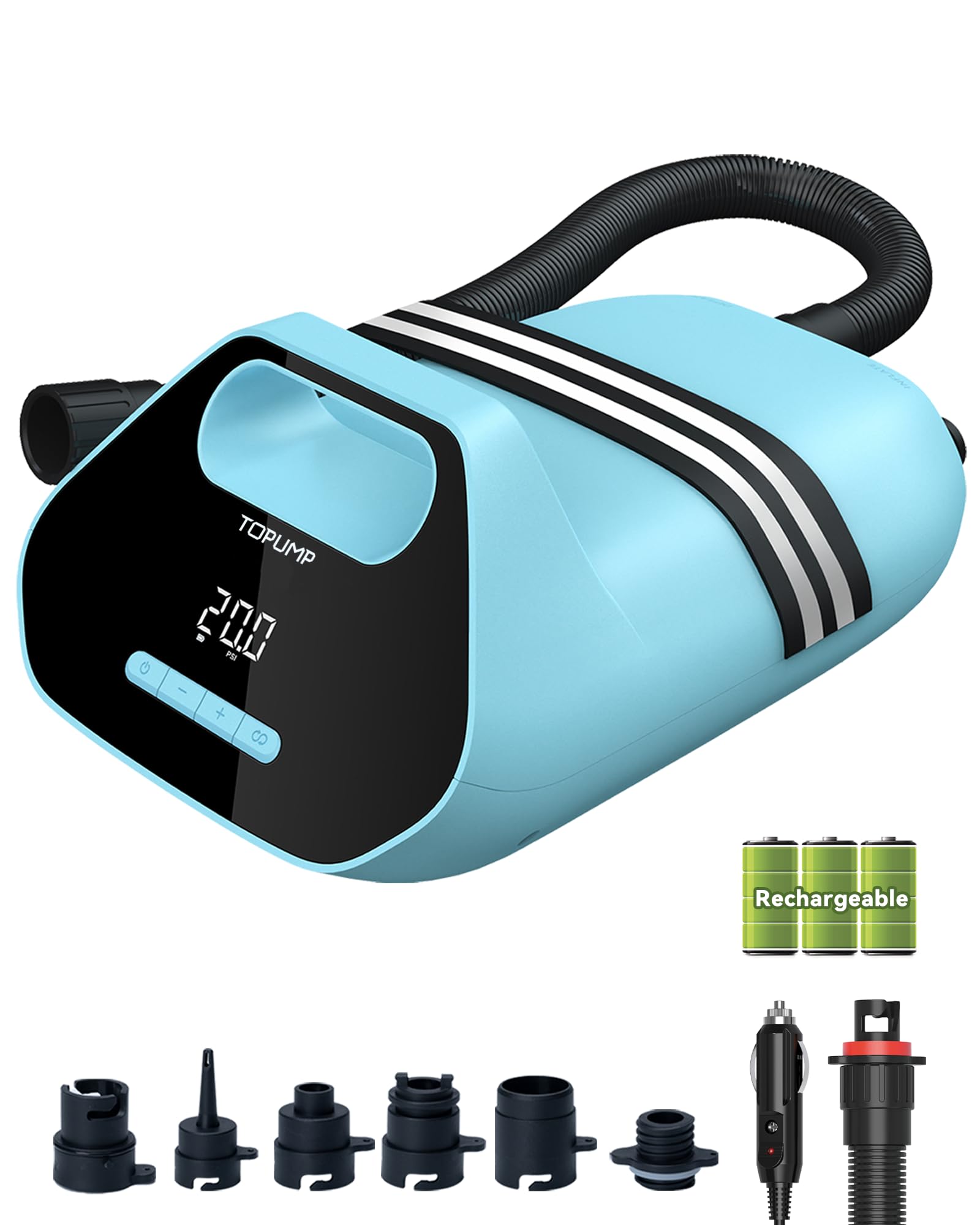 Topump TPS300 - Pompa Elettrica SUP 7800 mAh 20 PSI