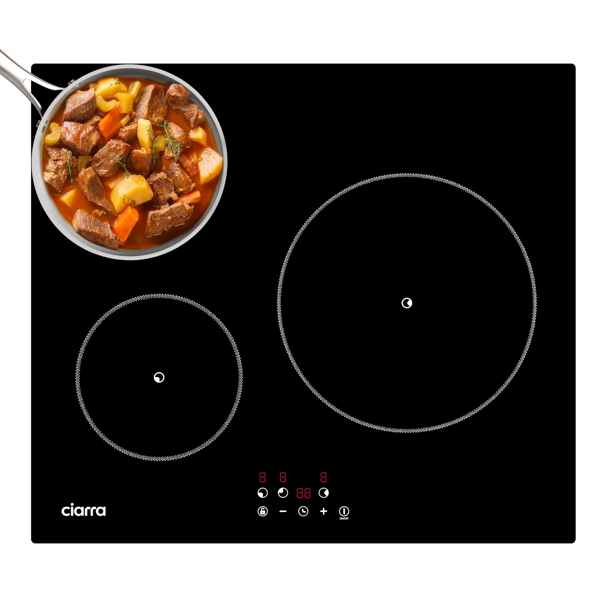 Ciarra Piano Cottura Induzione 3 Fuochi 60cm