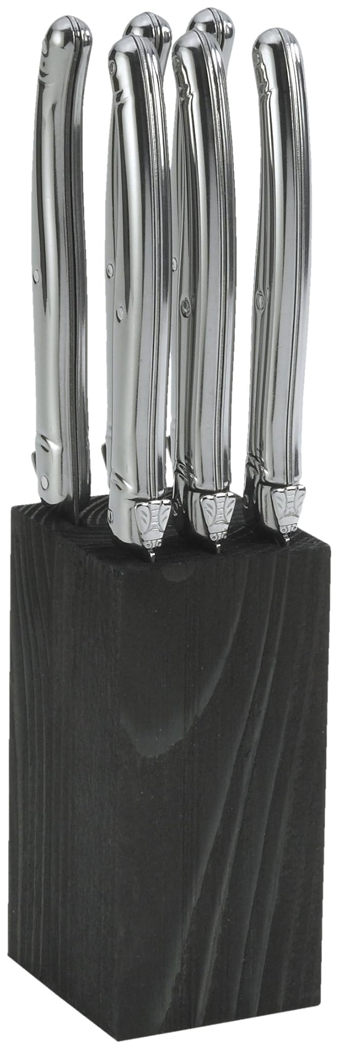 Laguiole Jean Dubost 5/17572 - Set di 6 coltelli da Bistecca, in Acciaio Inox