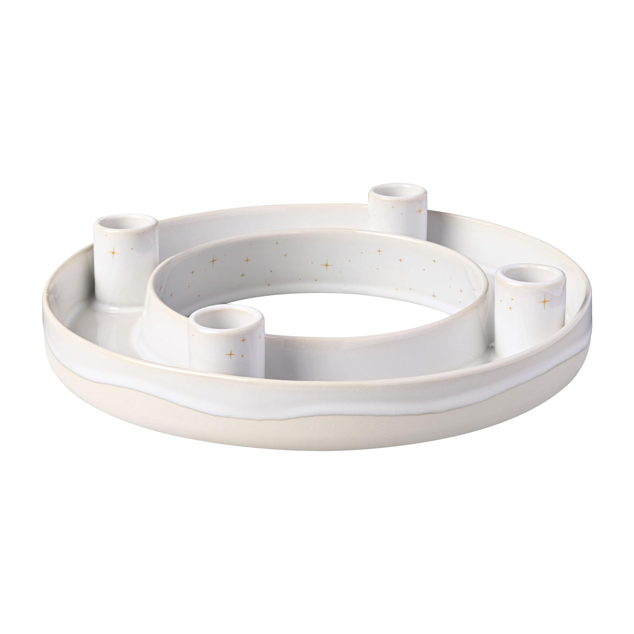 like. by Villeroy & Boch Winter Glow corona dell'Avvento, 26x26x5,5 cm