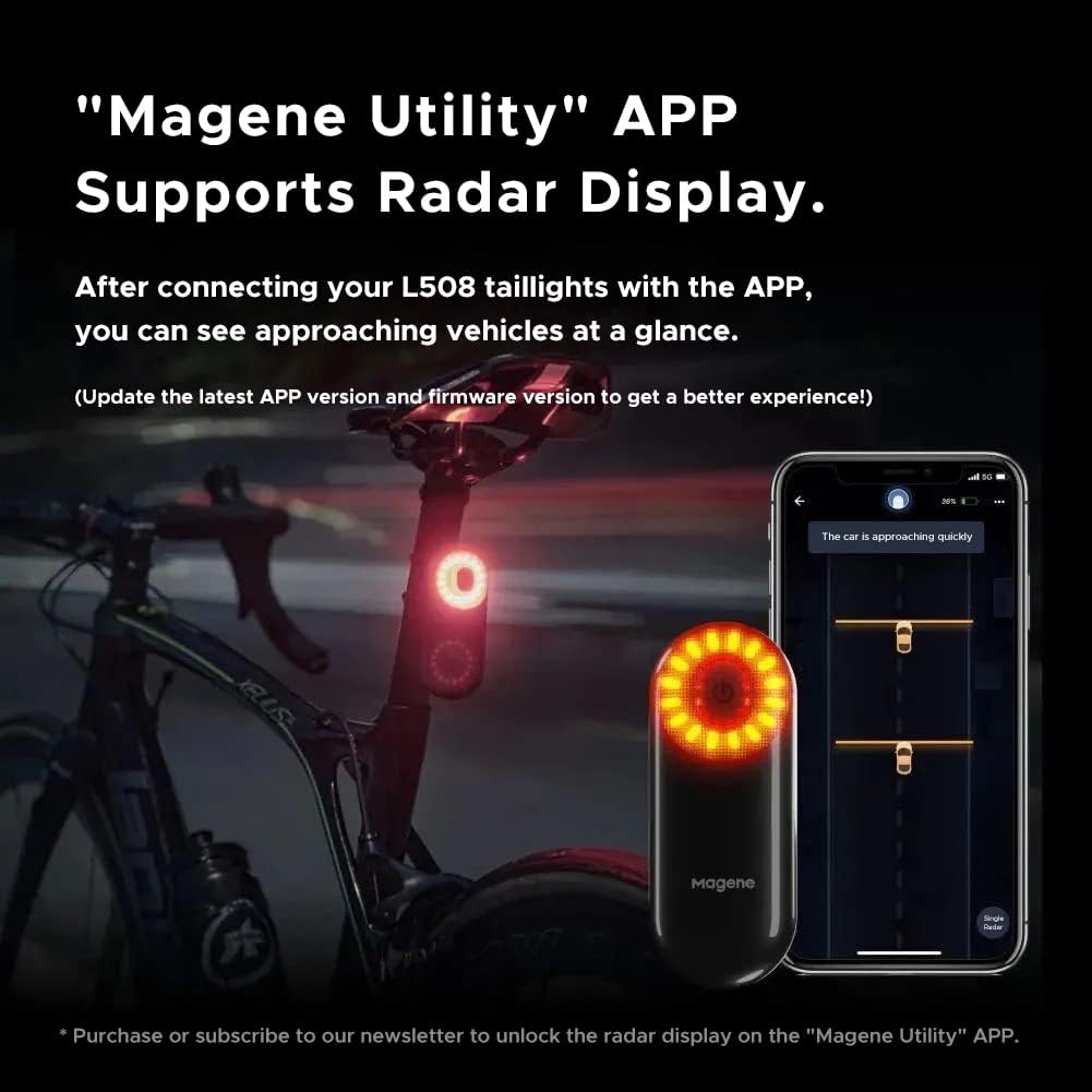 Magene L508 Fanale Posteriore Radar per Bici - immagine 6
