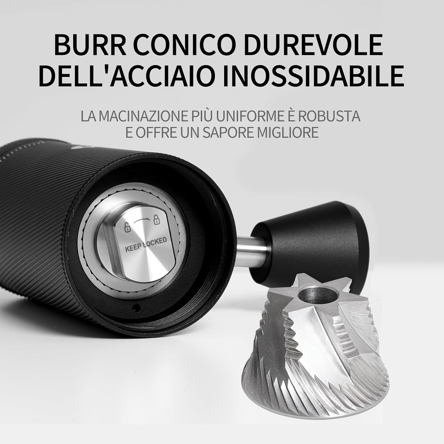 Timemore Macinacaffè Manuale Chestnut S3, Nero - immagine 3