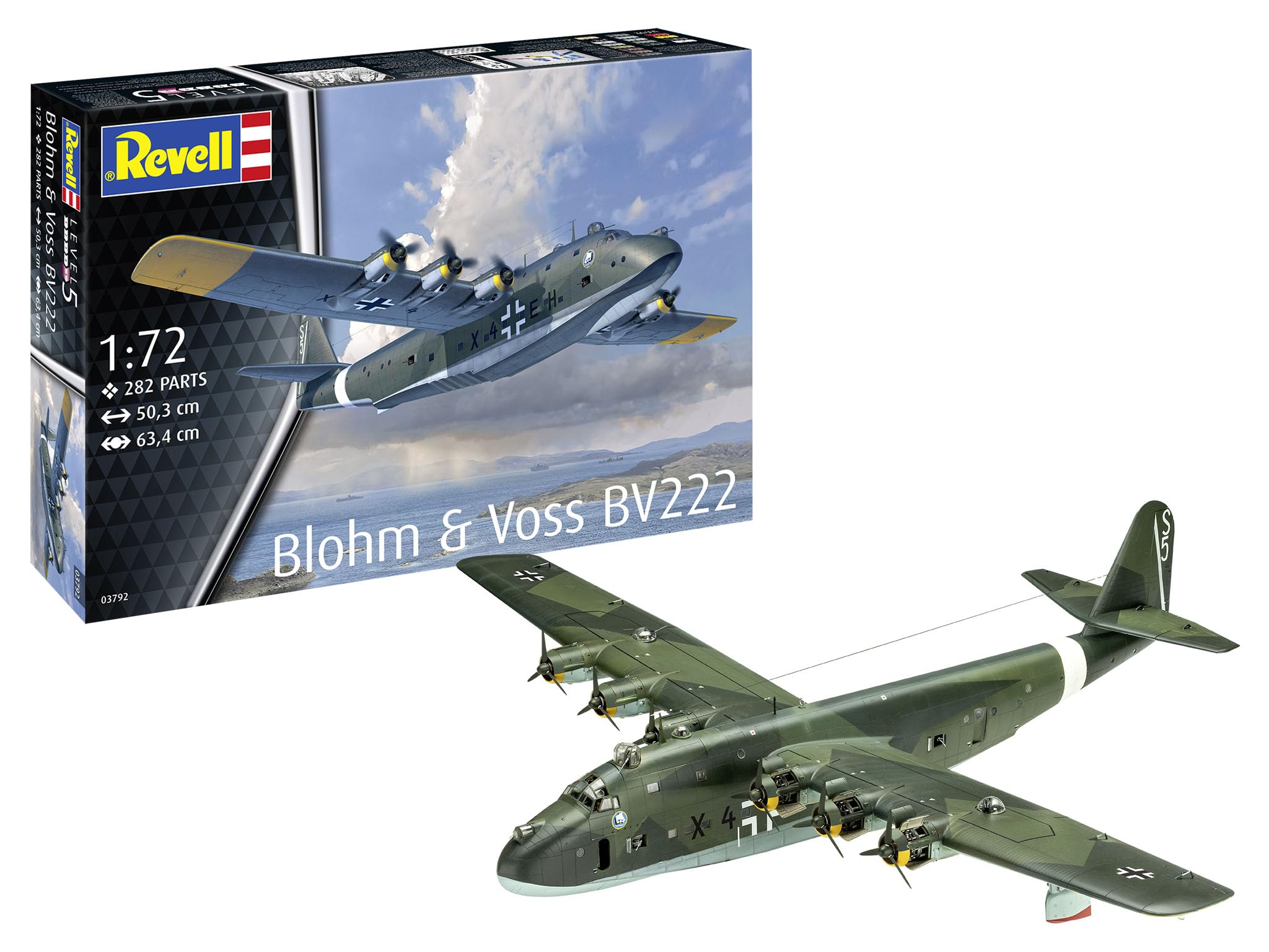 Revell 03792 Blohm & Voss BV222 - Kit Modellino 1:72