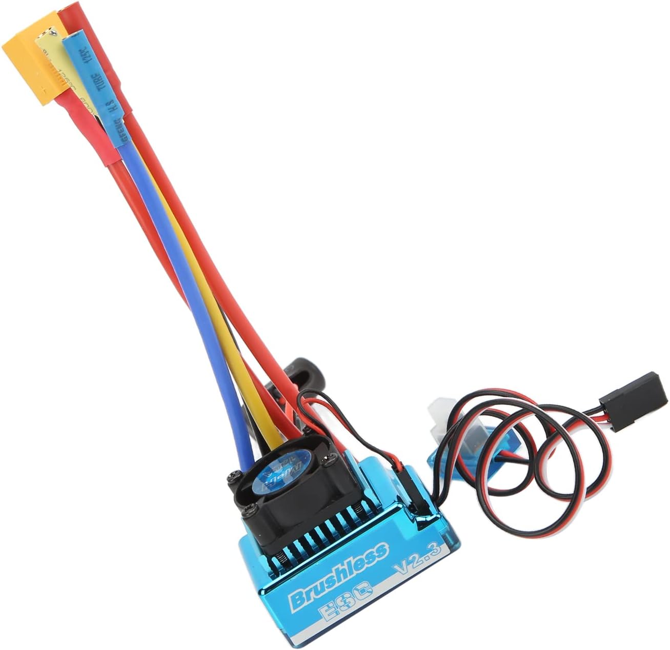 ESC Brushless 120A RC per Auto, Programmabile - immagine 2