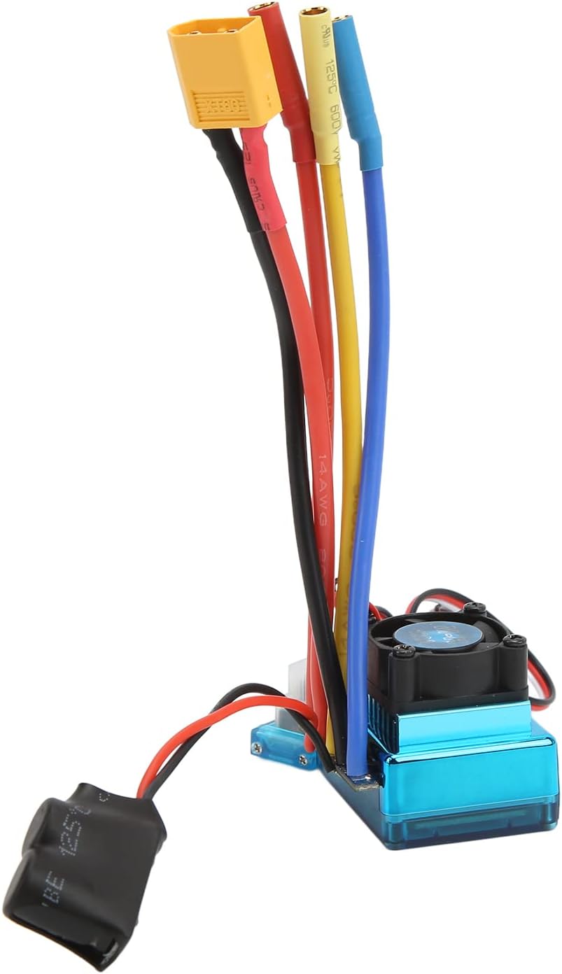 ESC Brushless 120A RC per Auto, Programmabile - immagine 5