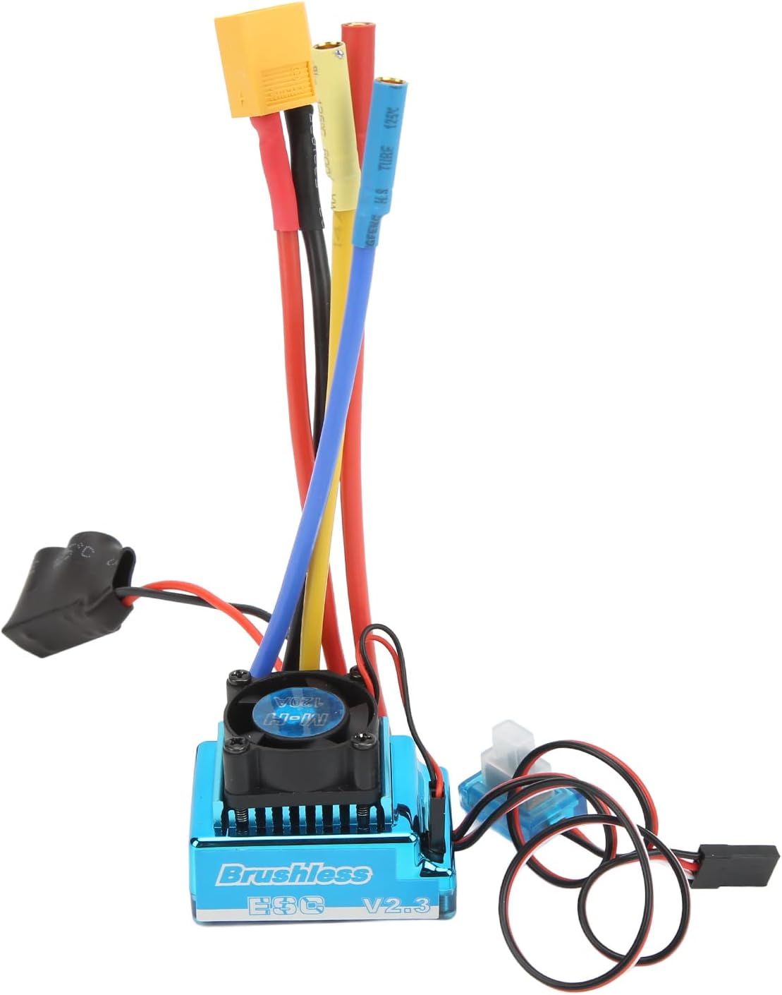 ESC Brushless 120A RC per Auto, Programmabile - immagine 6