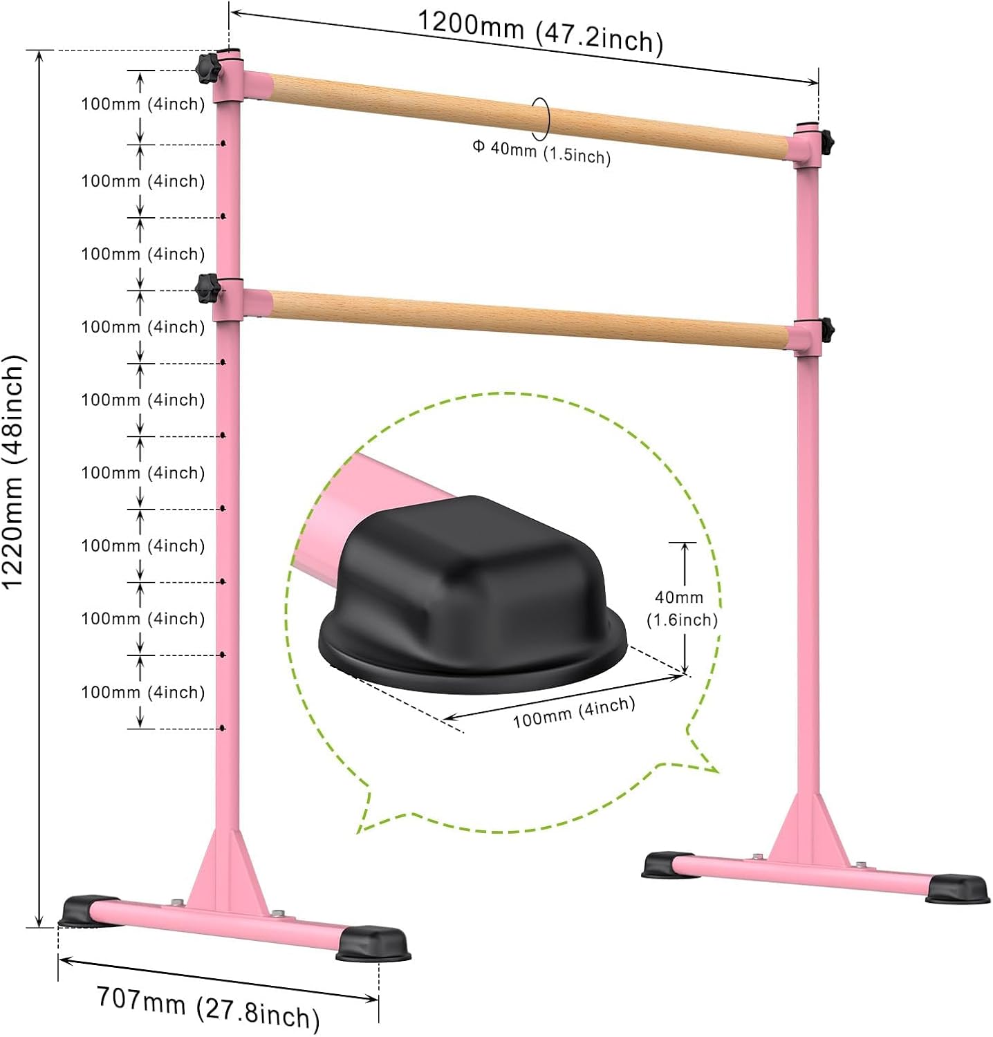 BeneLabel Sbarra per Balletto Autoportante - immagine 6