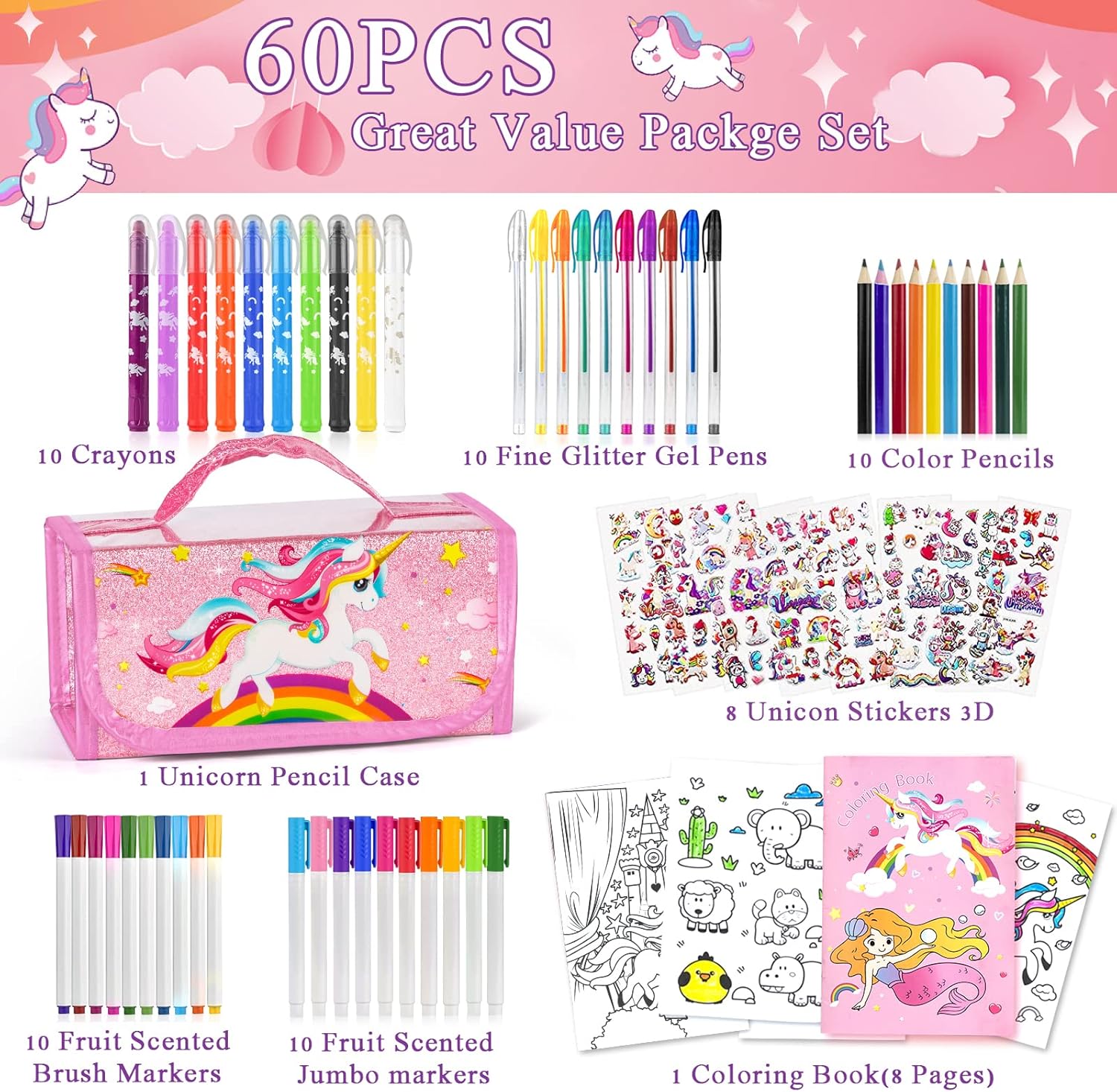 Aranee Set Pennarelli Profumati alla Frutta per Bambini - immagine 4