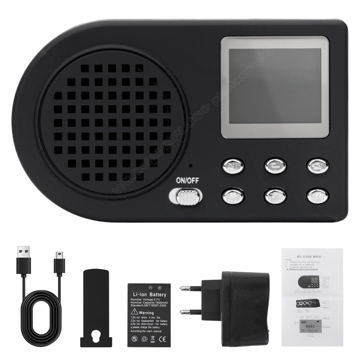 Lettore MP3 KLD360 per Uccelli con 110 Suoni