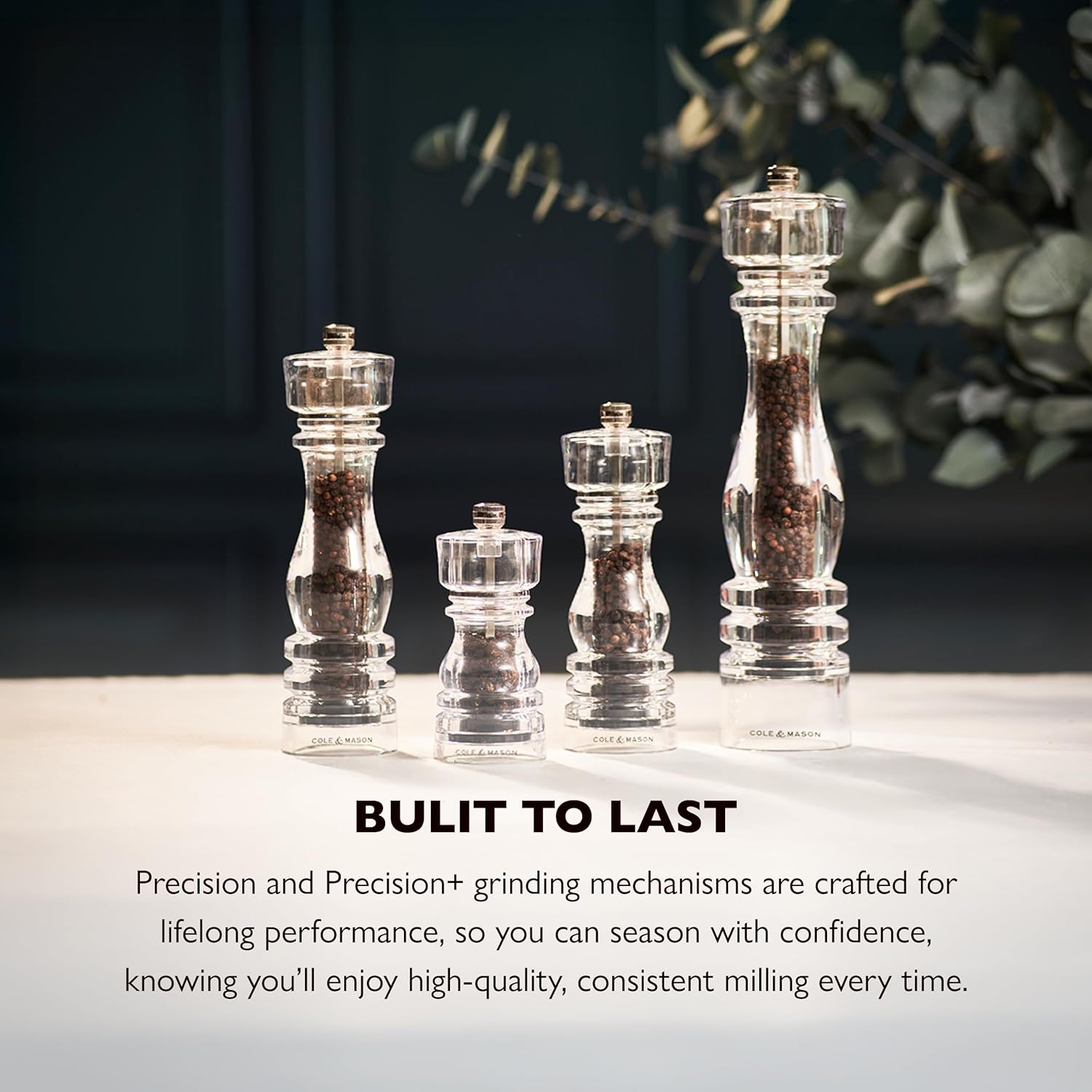 Cole & Mason London - Set Macinaspezie Ricaricabile 12,7cm - immagine 6