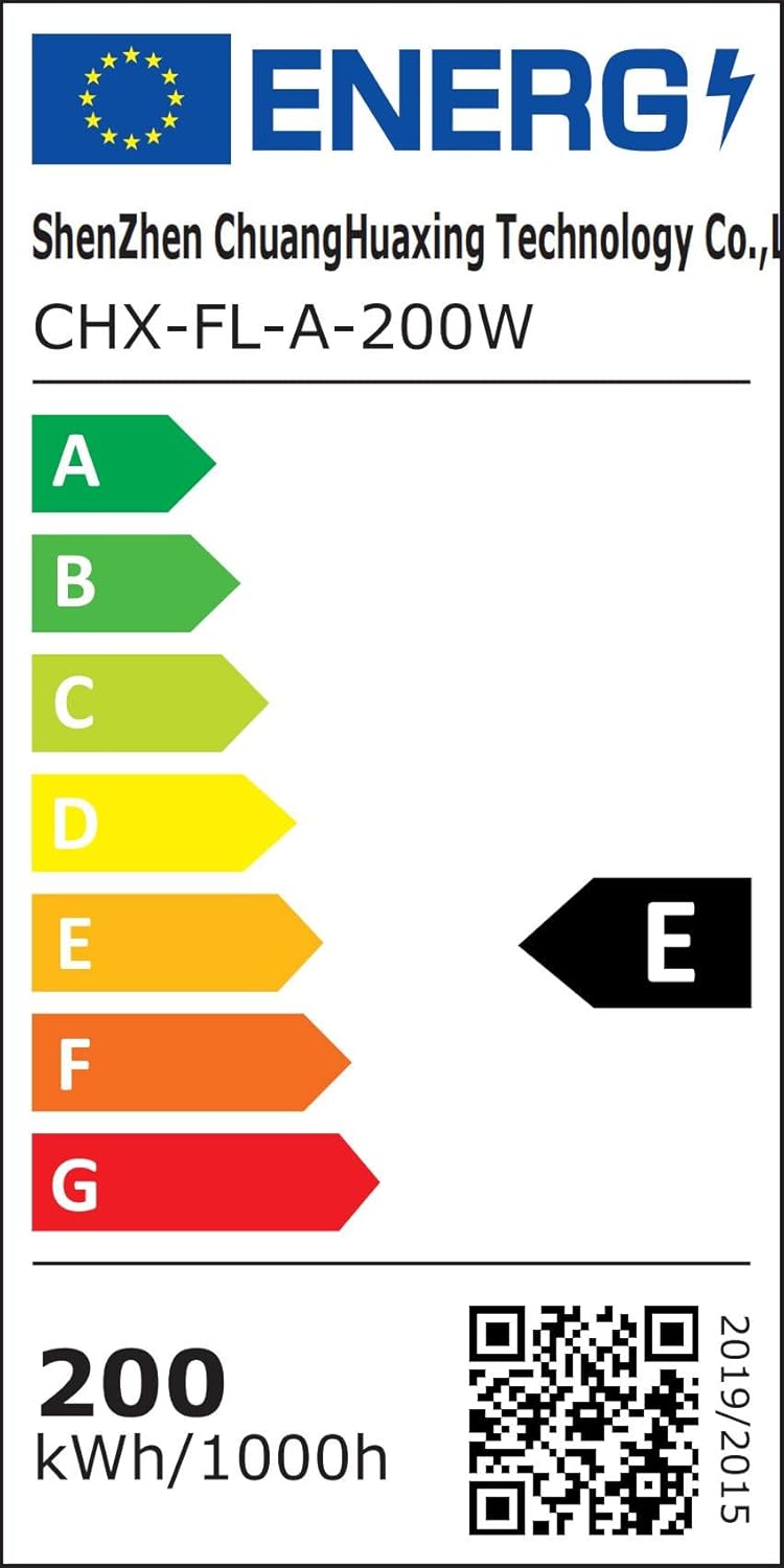 Createstar Faretto LED da Esterno 200W 6500K - immagine 8
