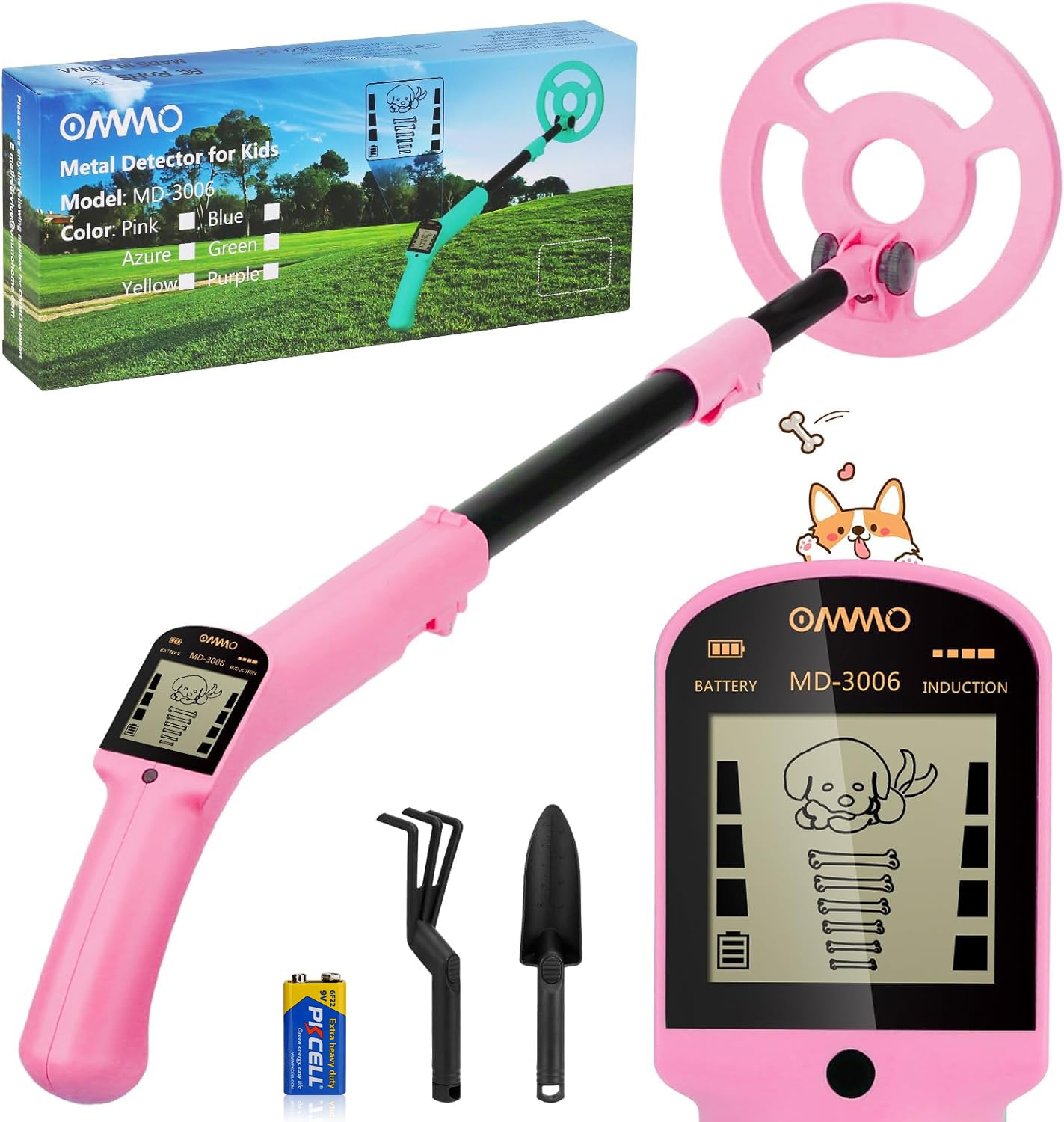 Ommo Metal Detector per Bambini con Bobina 6"