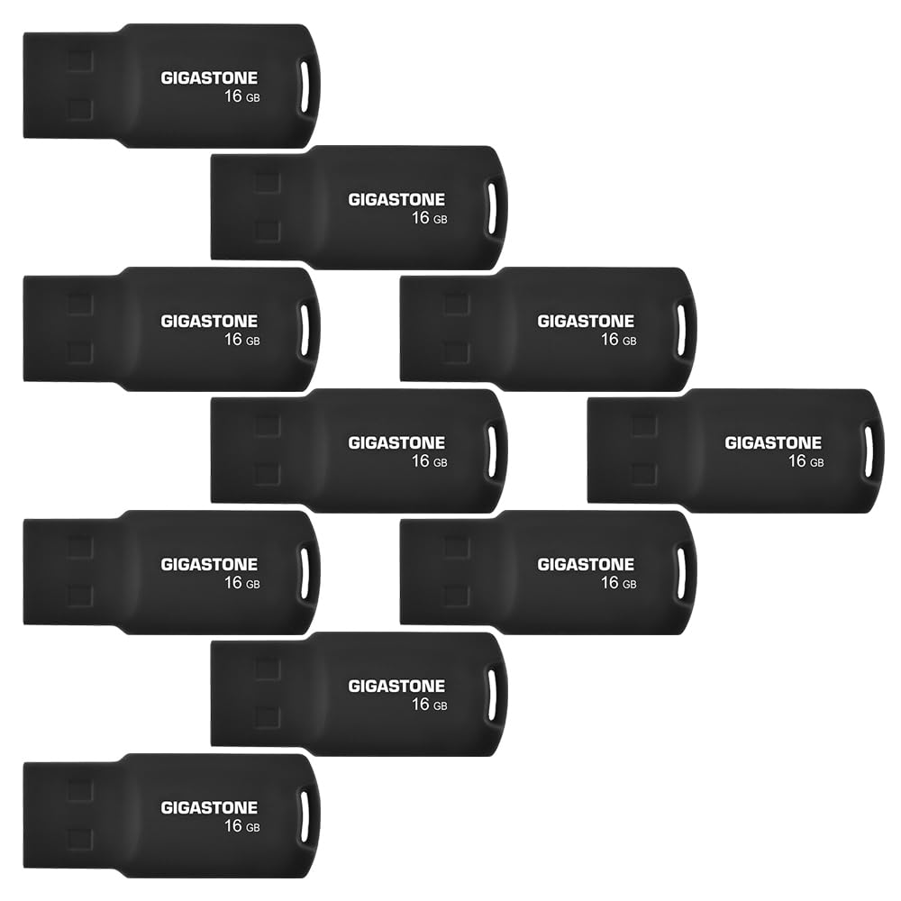 Gigastone Chiavetta USB 16 GB Set da 10, V70 USB 2.0