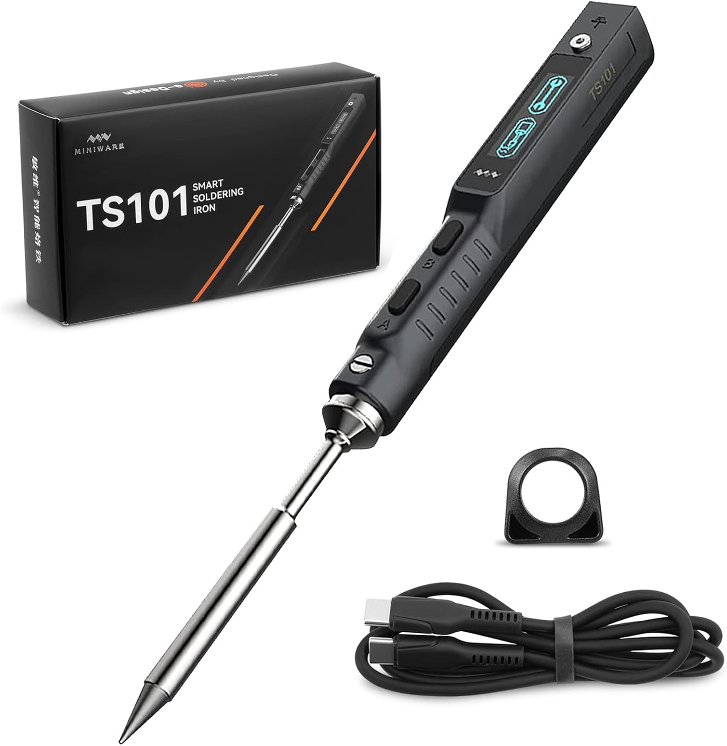 Towwoo Saldatore Portatile Digitale TS101-I 65W - immagine 1