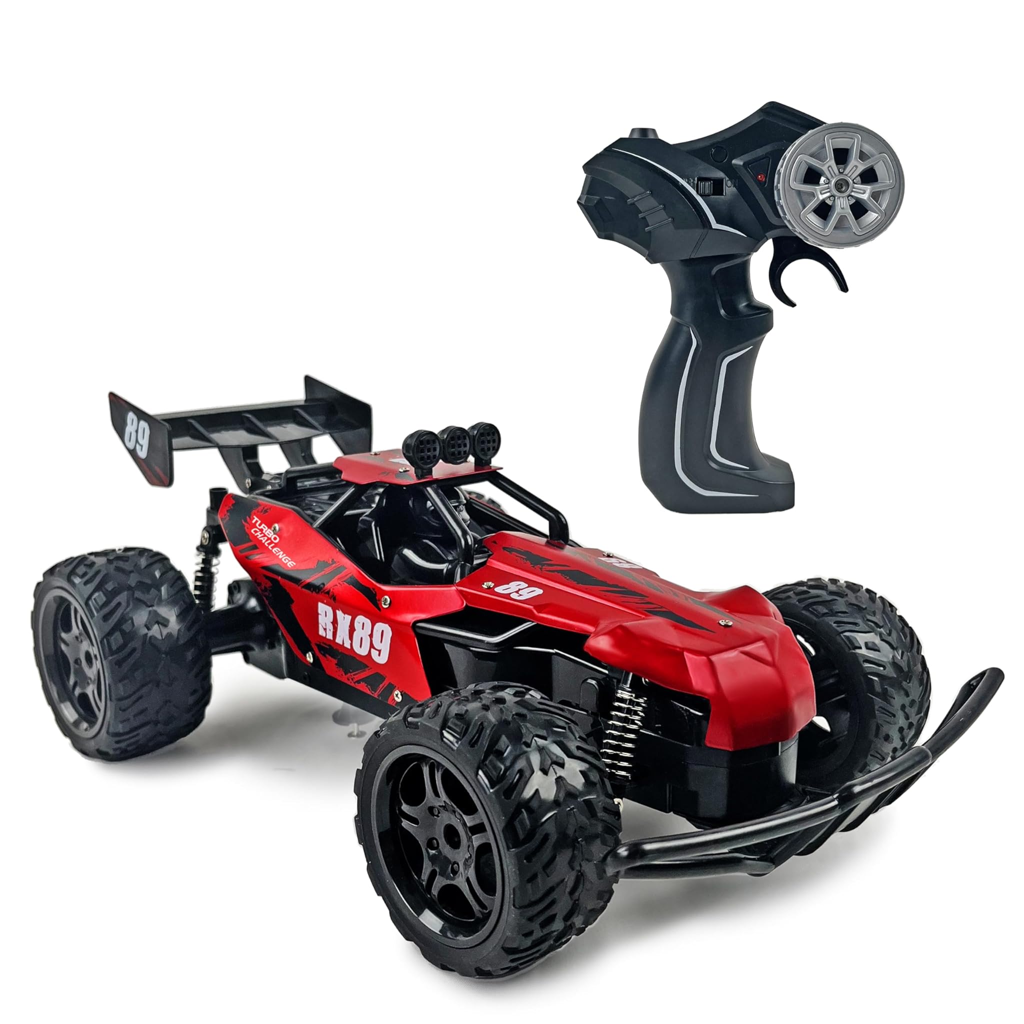 TURBO CHALLENGE RX Car 89 - Auto Telecomandata 1/12, Rosso