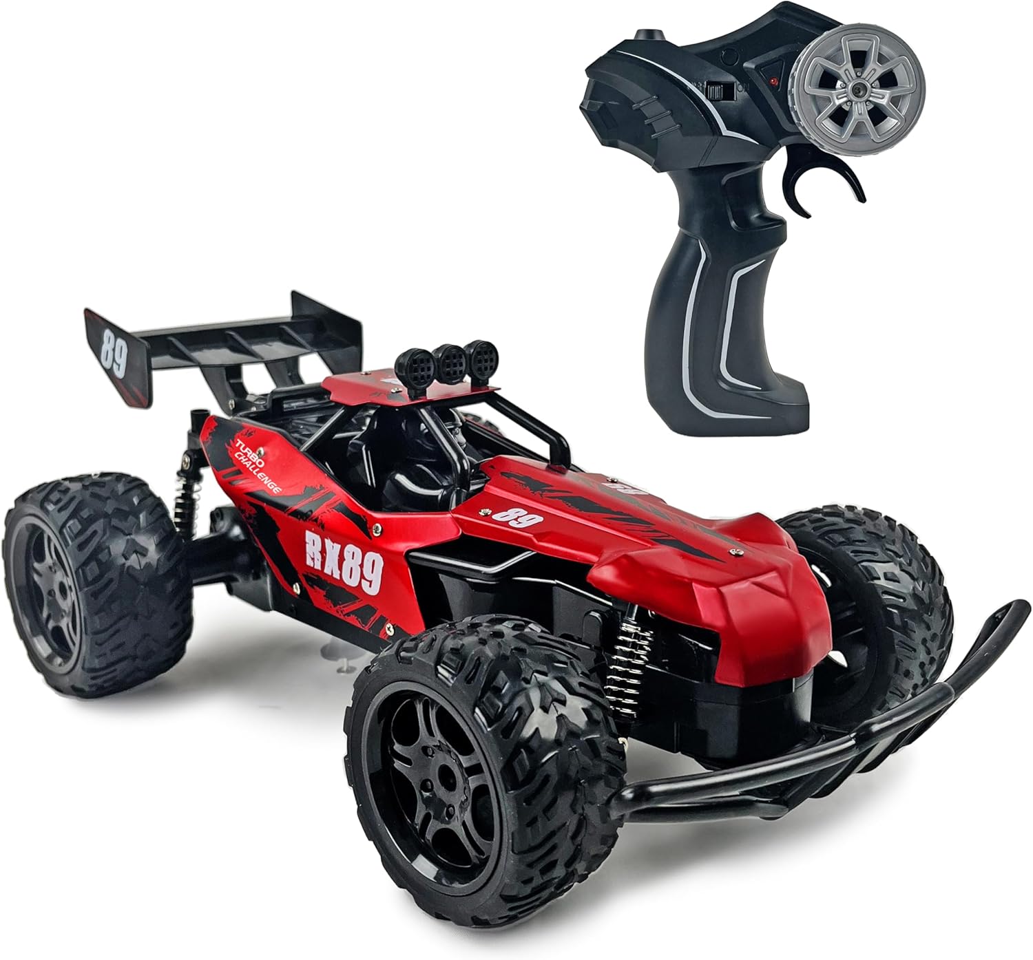 TURBO CHALLENGE RX Car 89 - Auto Telecomandata 1/12, Rosso - immagine 1