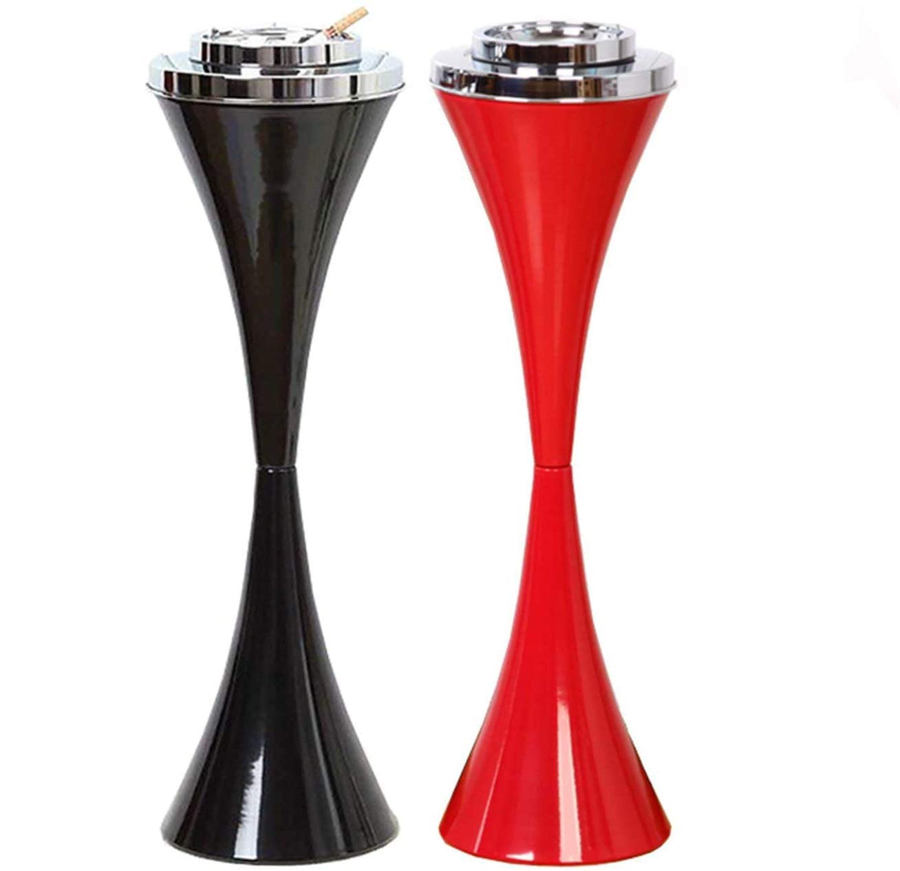 Posacenere da Pavimento in Acciaio Inox Antivento