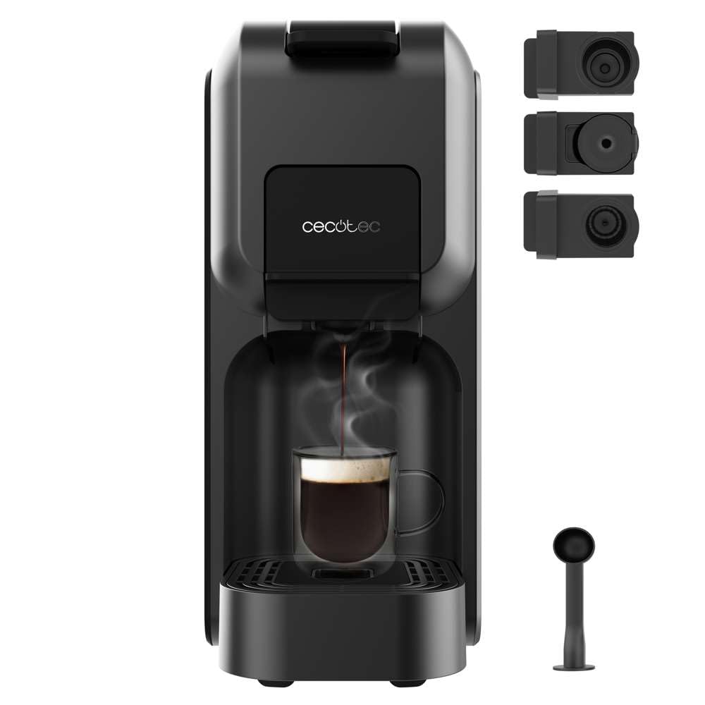 Cecotec Macchina Caffè Espresso Freestyle Compact 1350W, Nero