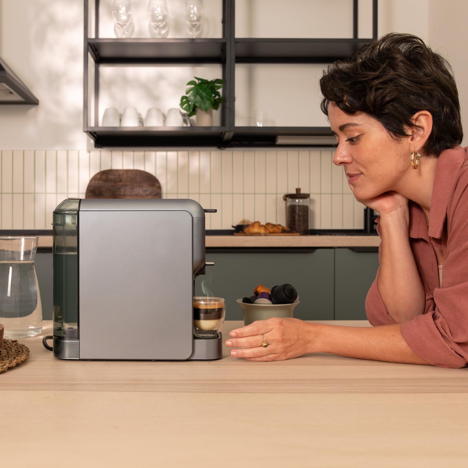 Cecotec Macchina Caffè Espresso Freestyle Compact 1350W, Nero - immagine 6