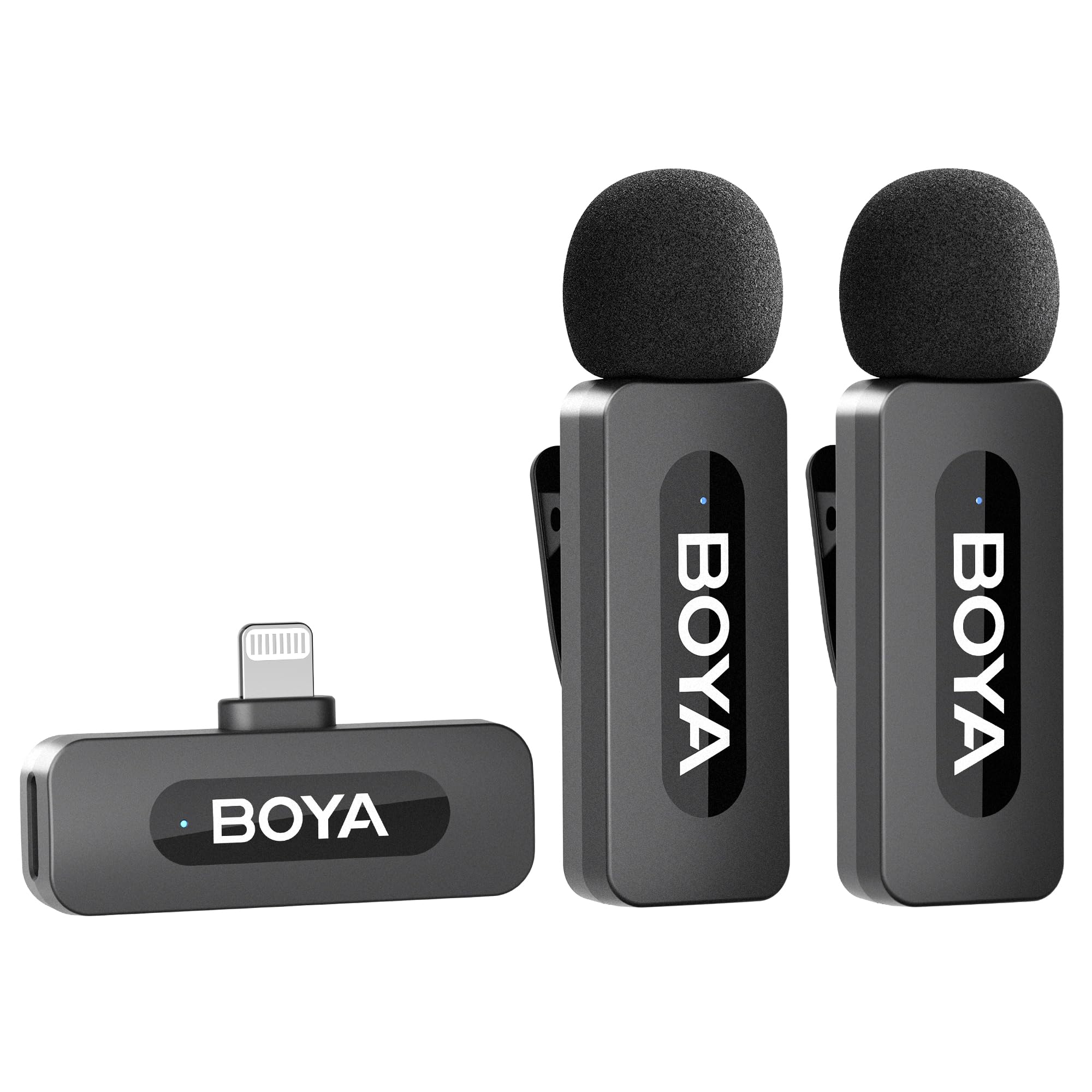Boya BY-V2 - Microfono Wireless per iPhone 2.4GHz