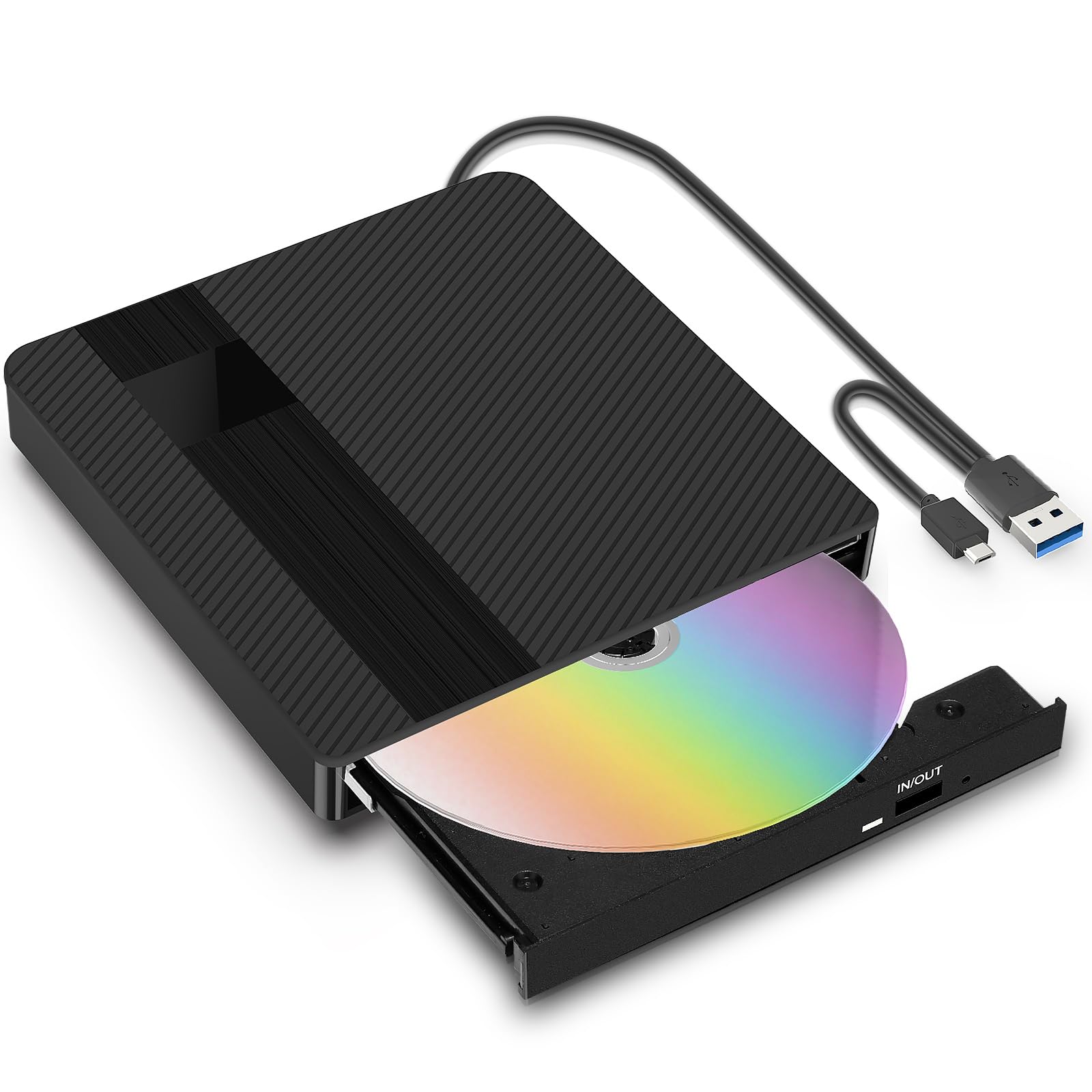Bnehhov Lettore CD DVD Esterno USB 3.0 Type-C