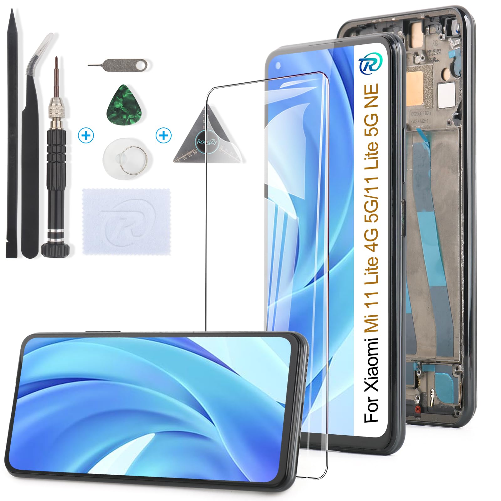 Schermo LCD per Xiaomi Mi 11 Lite 4G 5G 6.55"