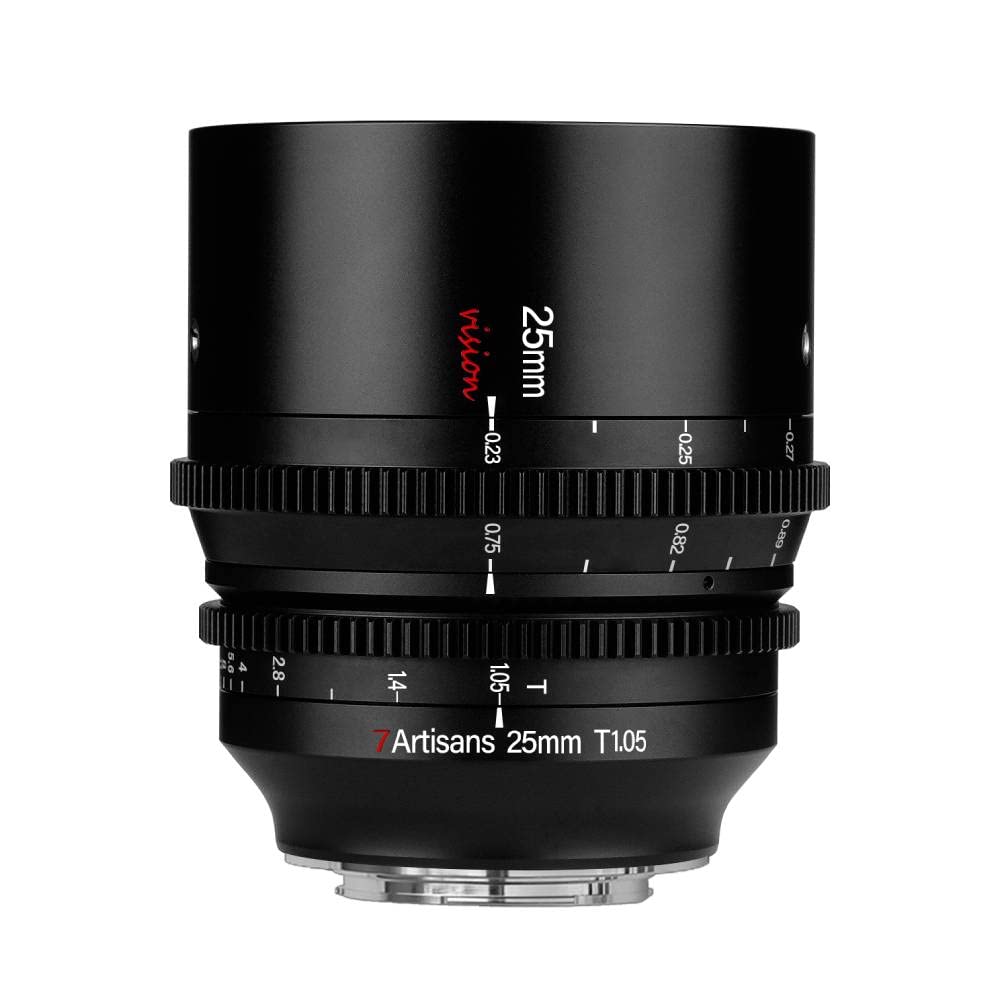 7artisans Lente Cinematografica T1.05 25mm M4/3 Nera