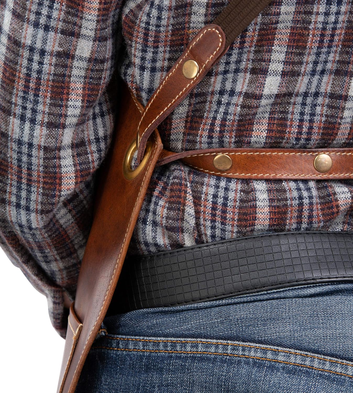 Grembiule in Pelle di qualità Stoke - Vintage - immagine 4