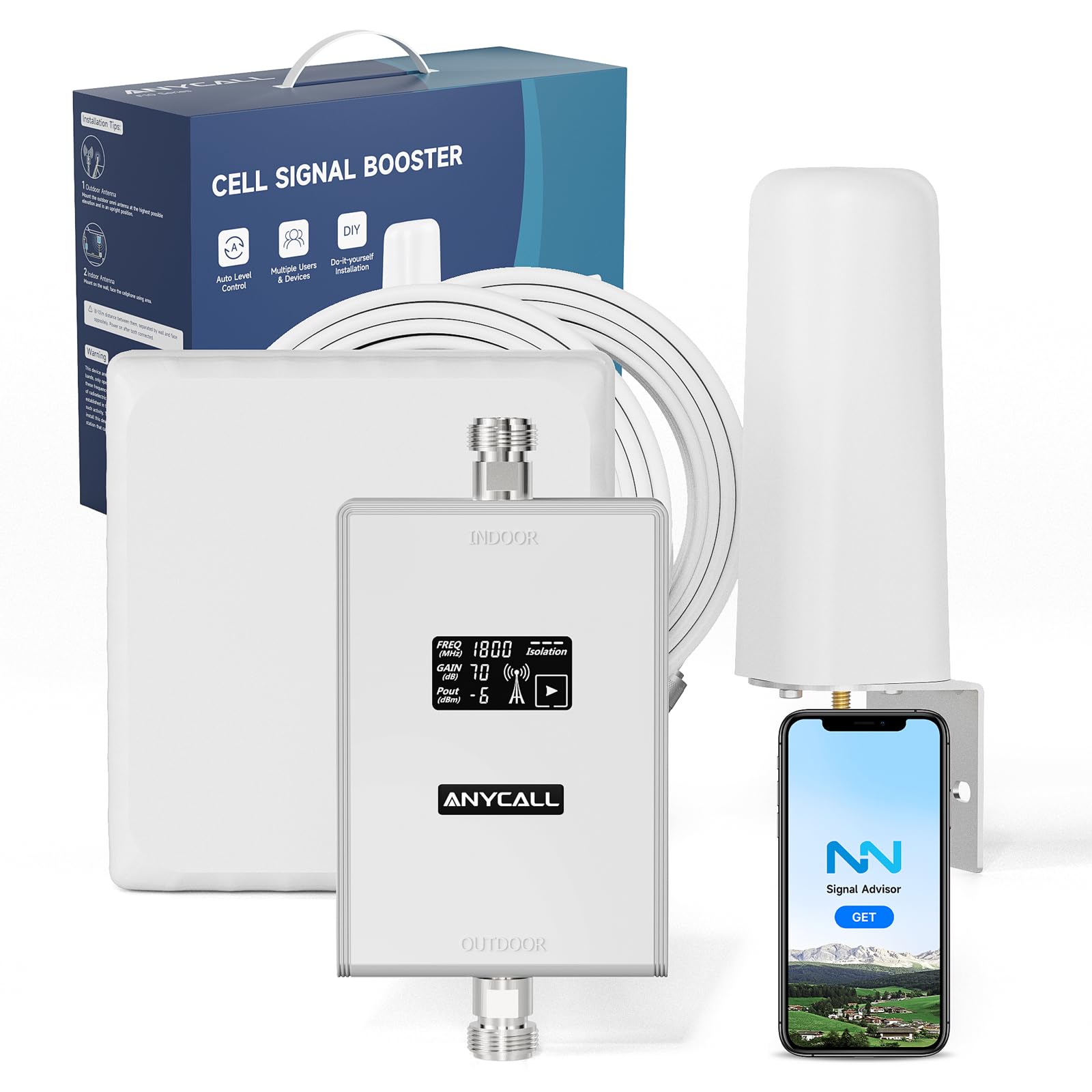 Anycall Amplificatore Segnale Cellulare Banda 3 e 7