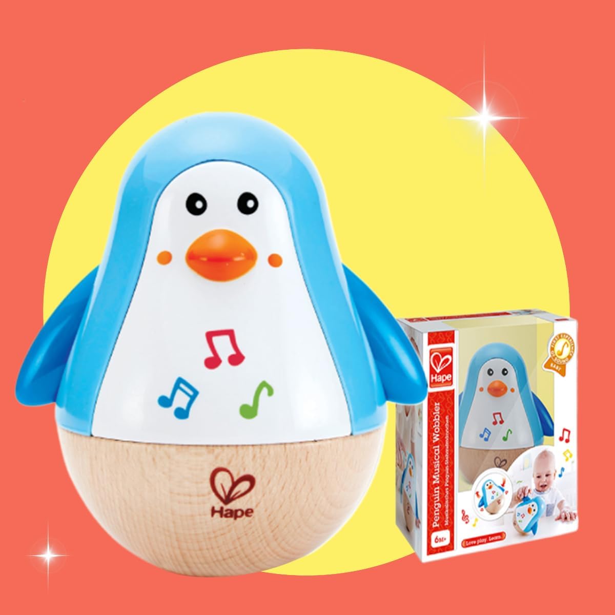 Hape Pinguino Musicale Oscillante - immagine 2