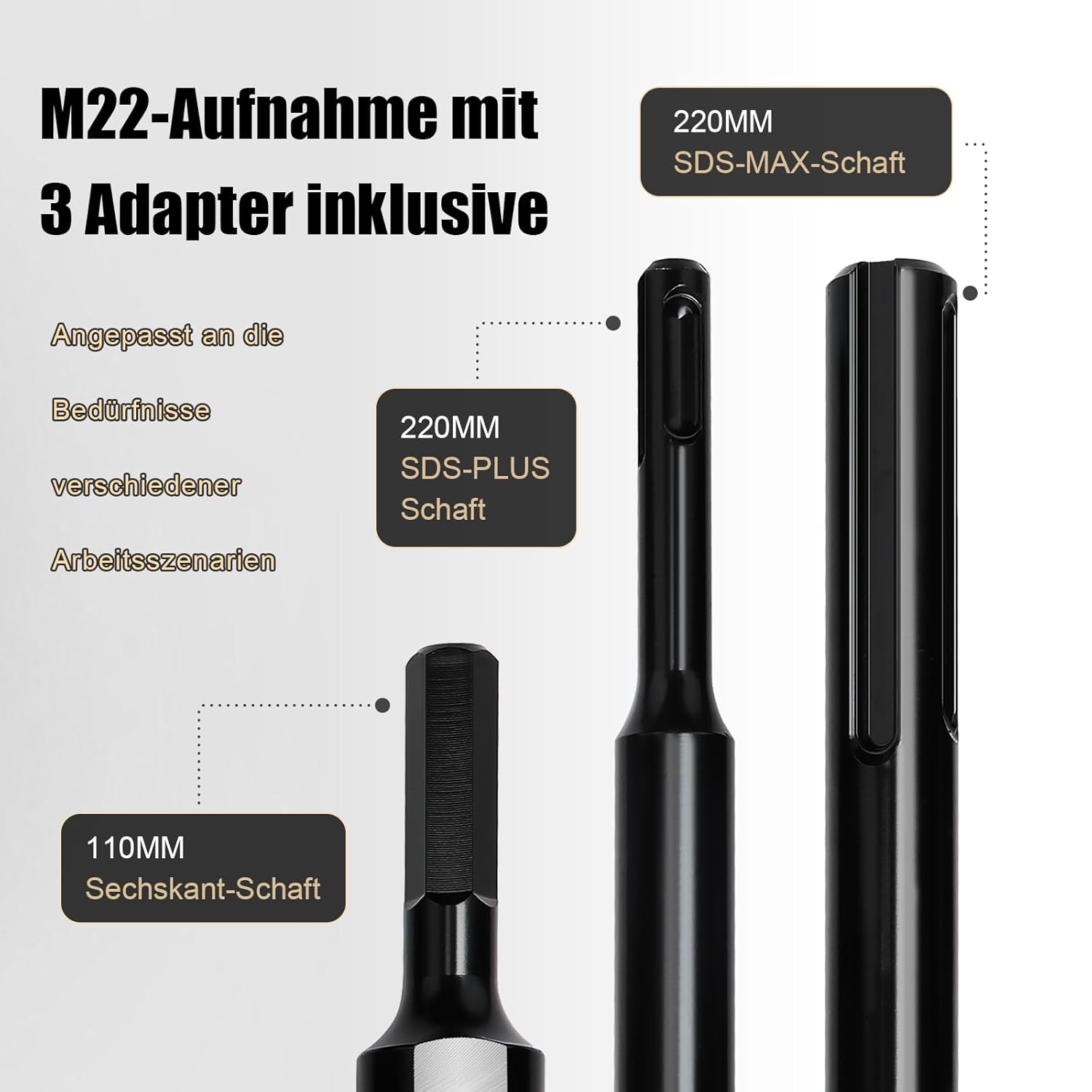 Corona di Foratura 100mm con Codolo SDS Plus/Max - immagine 3