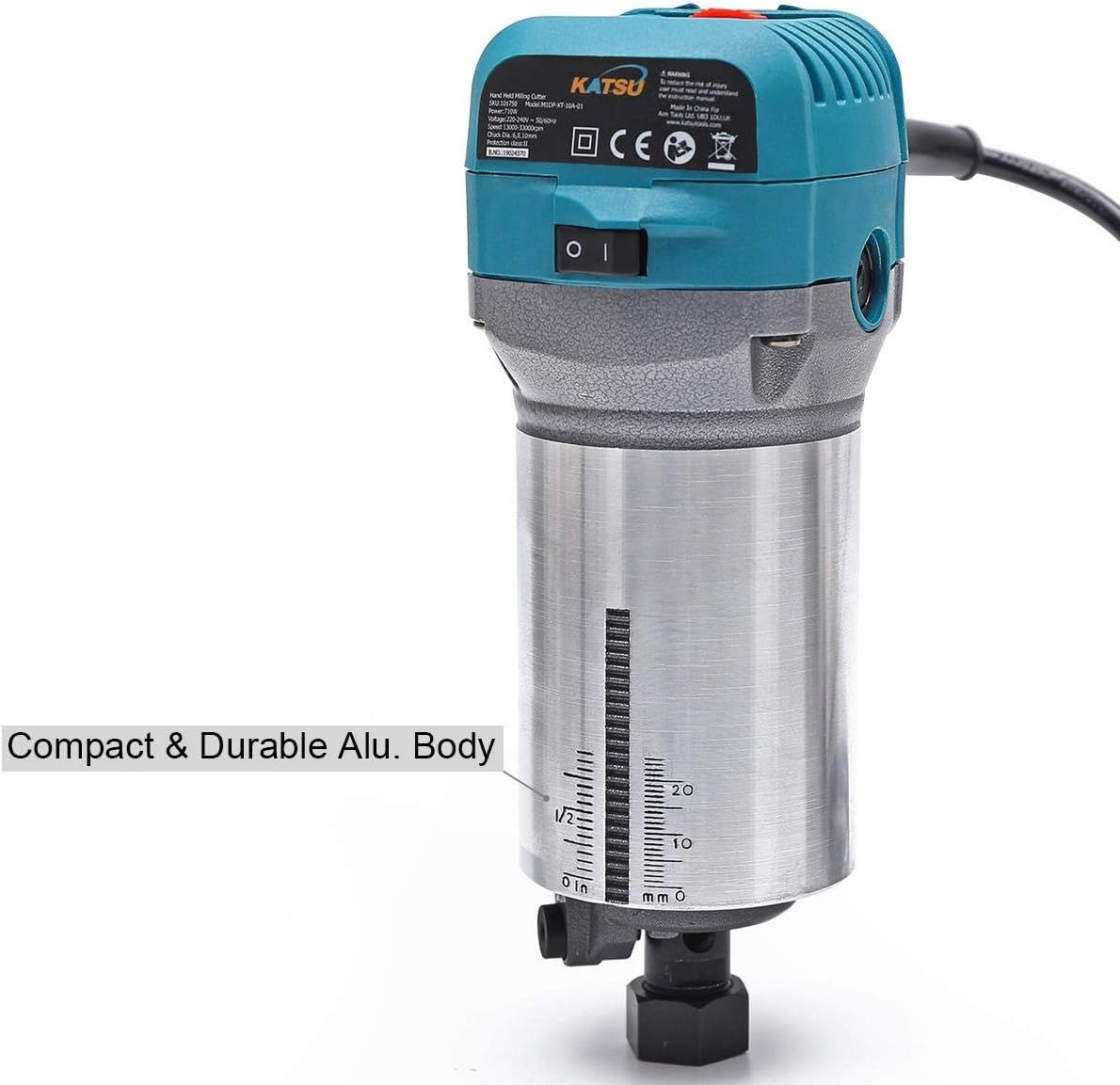 KATSU Rifilatore Fresatrice Verticale 710W - immagine 3