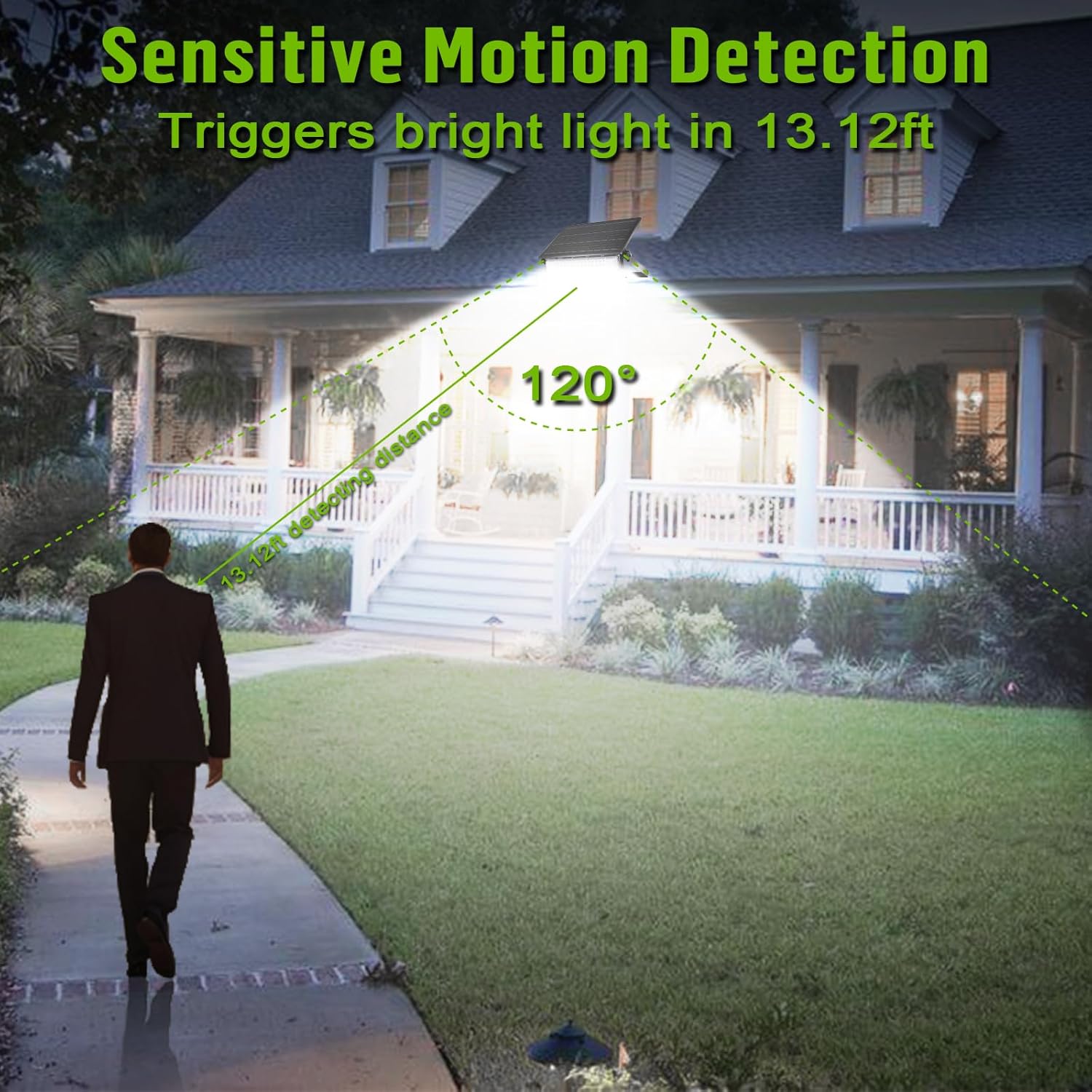 CREATESTAR Faretto Led Solare Esterno 100W - immagine 5