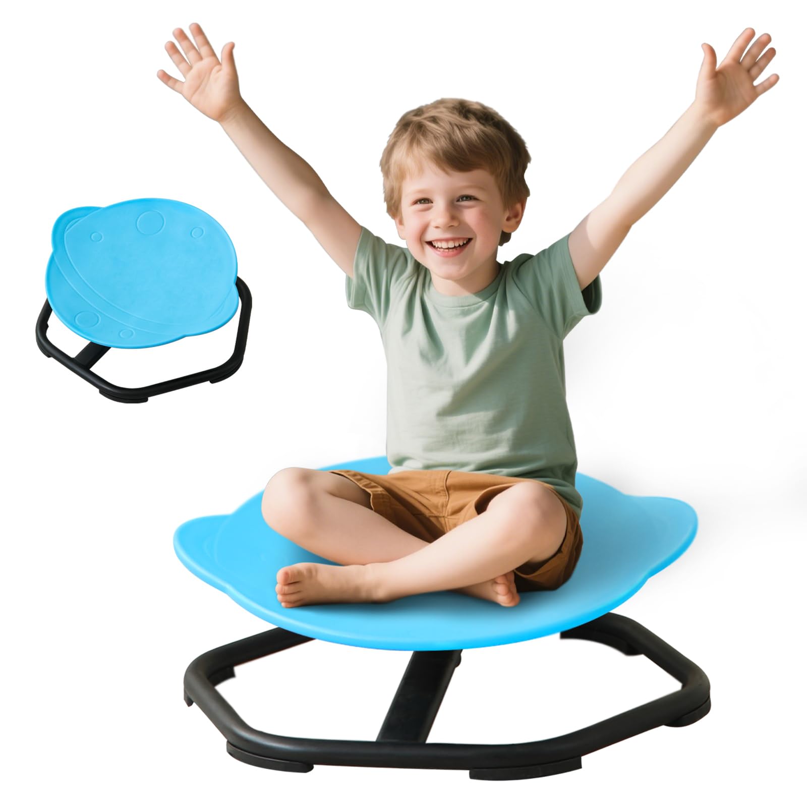 Chidiam Sedia Girevole Sensoriale per Bambini