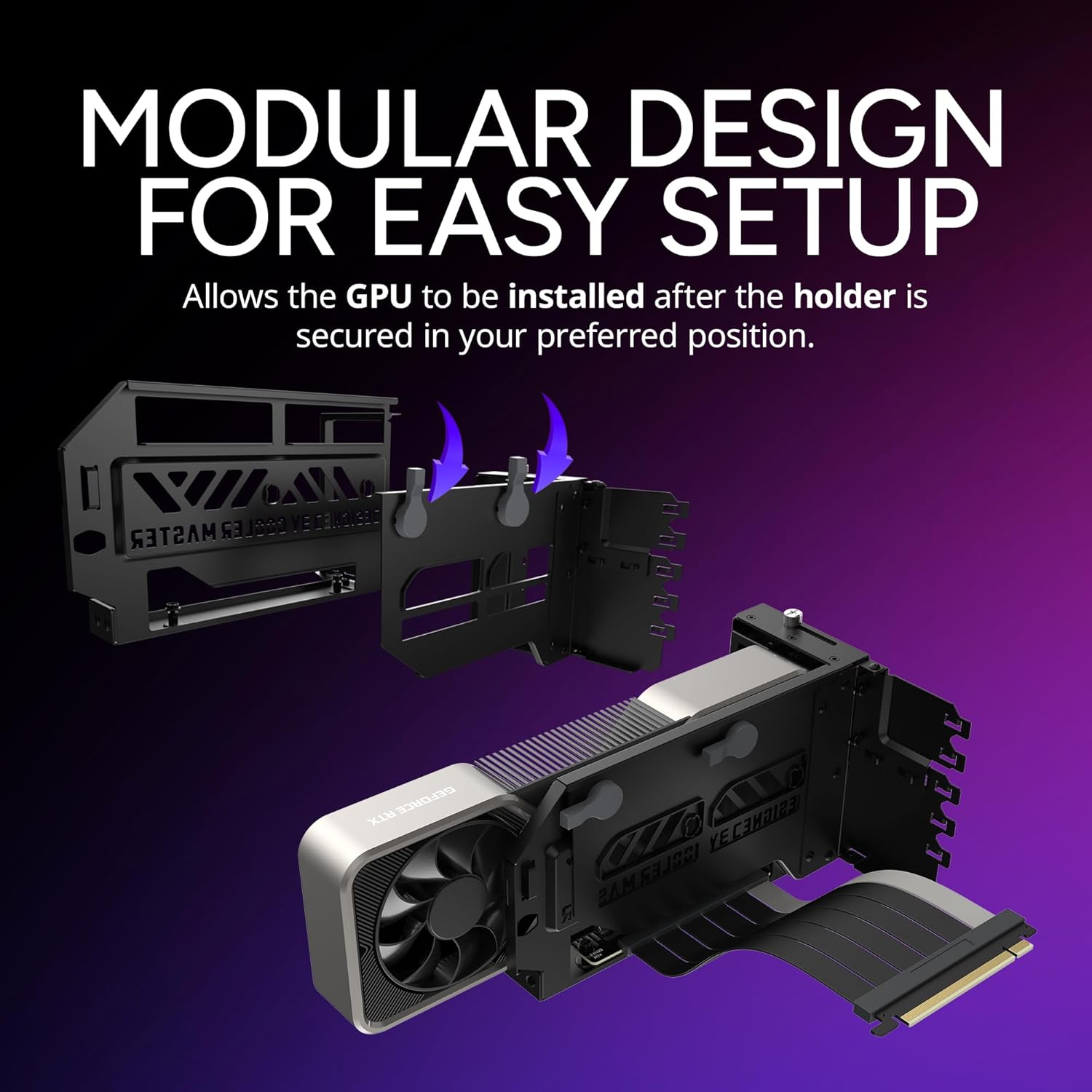 Cooler Master Kit supporto GPU verticale universale V3 - immagine 6