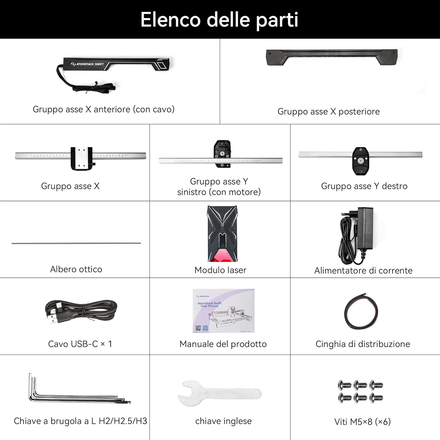 ATOMSTACK Swift 7W Macchina Incisione Laser Alta Precisione - immagine 8