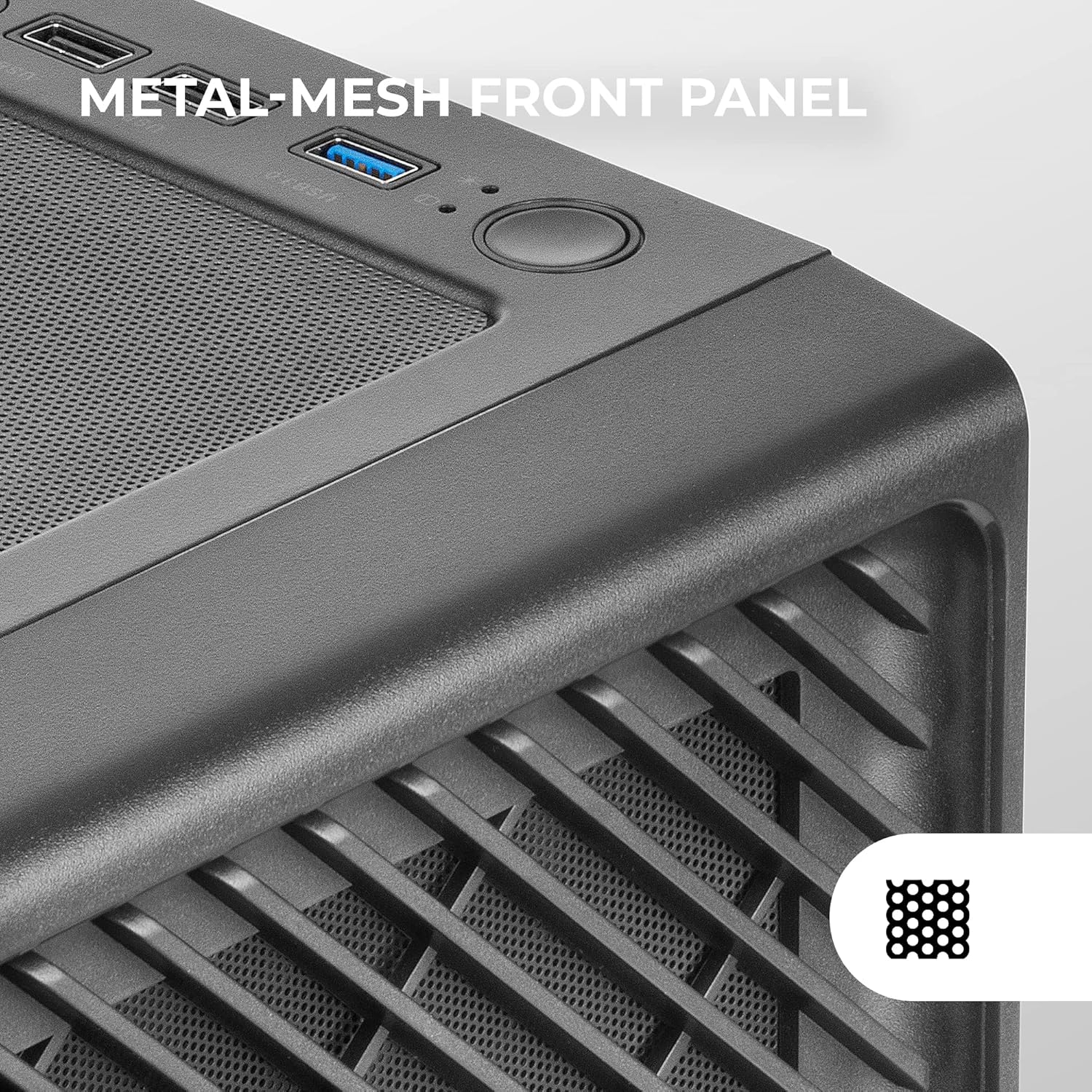 Mars Gaming MC-F - Semitower Gaming ATX, Nero - immagine 3