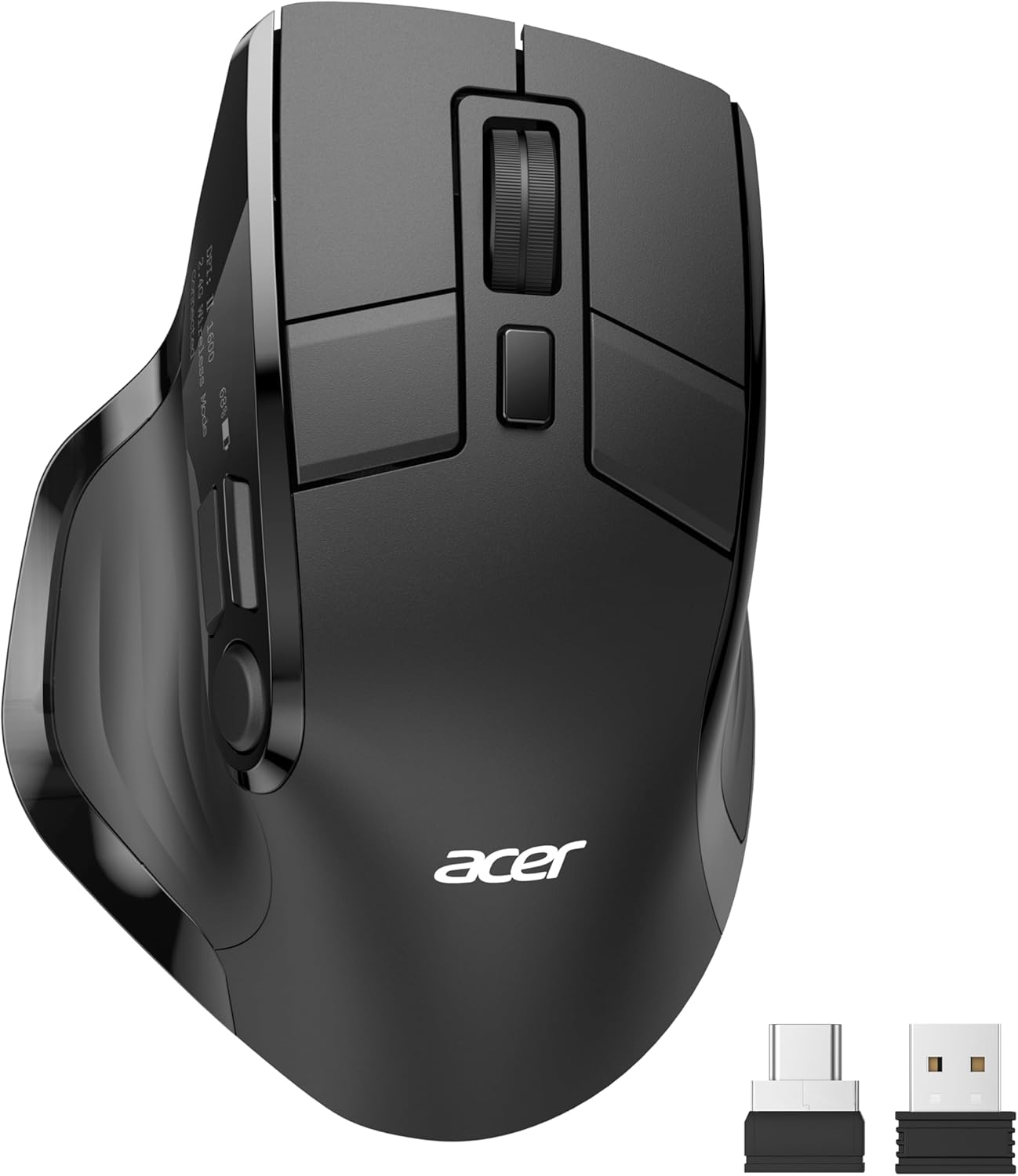 Acer Mouse Wireless Tri-Mode con Schermo OLED - immagine 1