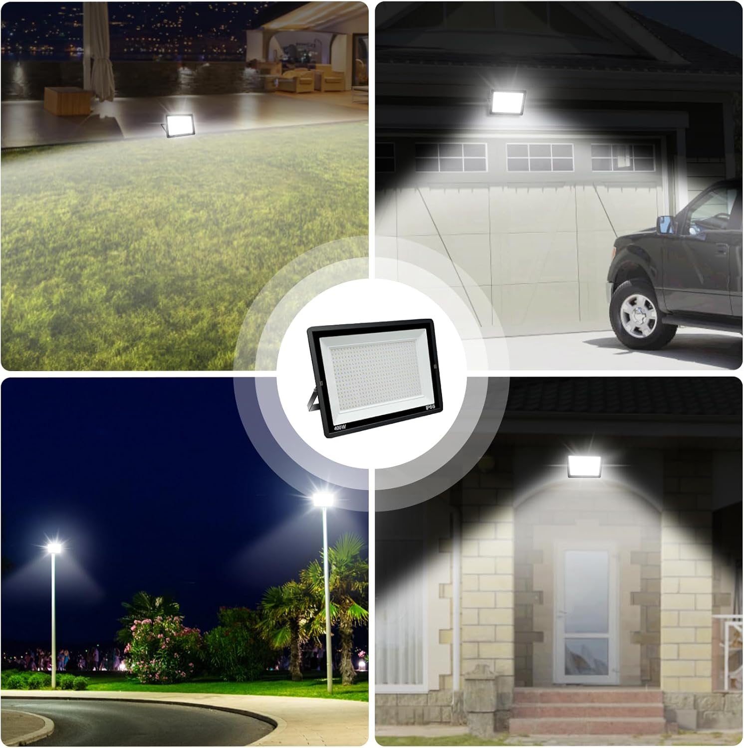 Blivrig Faro LED da Esterno 400W Bianco Caldo 3000K - immagine 3