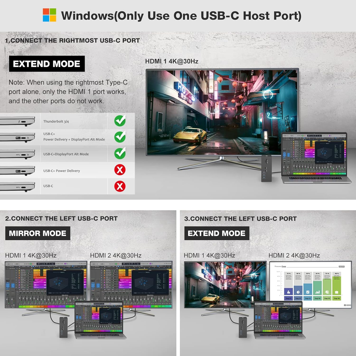 Docking Station 16 in 2 USB-C Triple Display 100W PD - immagine 5