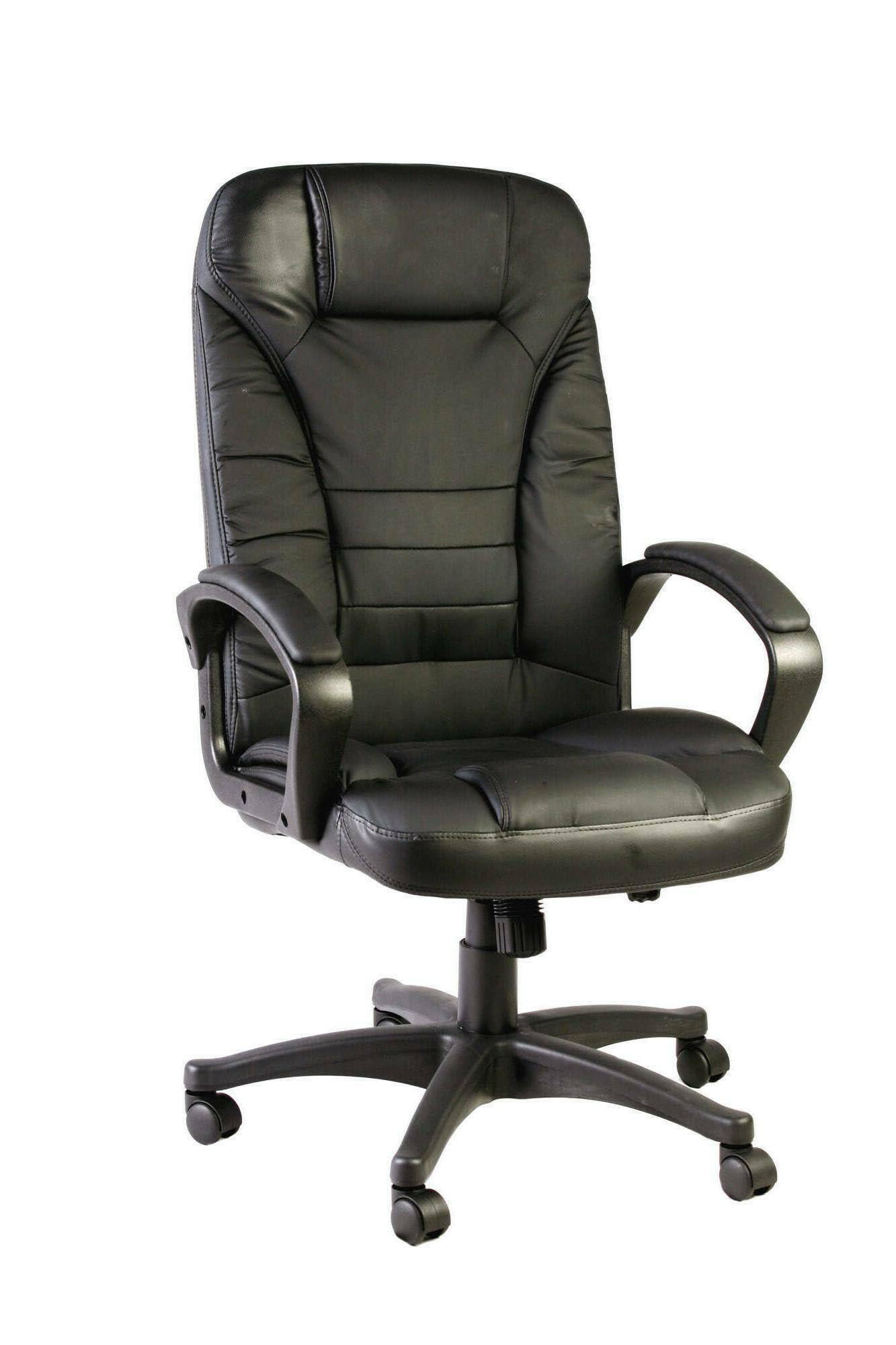 Dmora Sedia con Ruote Luciana, Nero