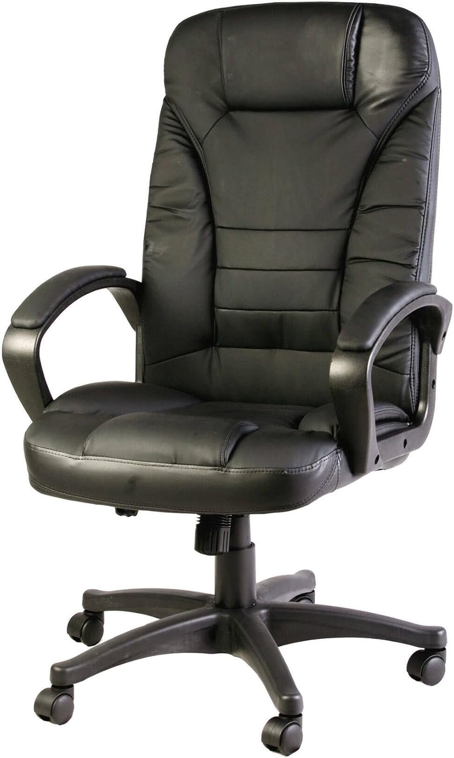 Dmora Sedia con Ruote Luciana, Nero - immagine 2