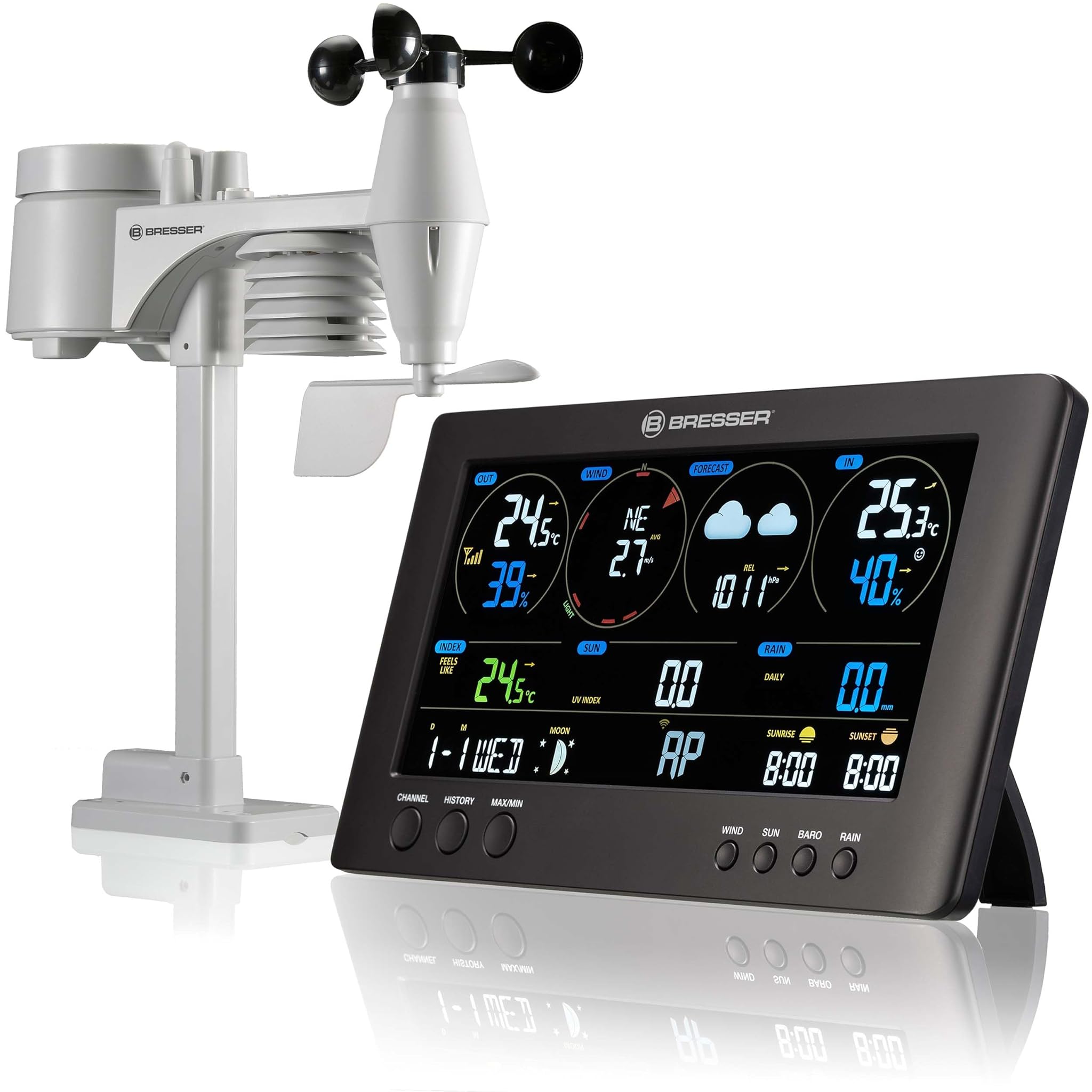 Bresser Stazione Meteo Wireless ClearView con WLAN