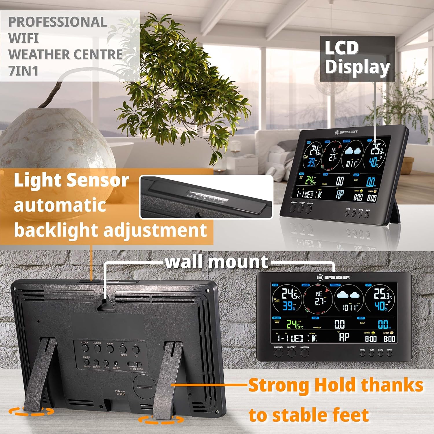 Bresser Stazione Meteo Wireless ClearView con WLAN - immagine 3