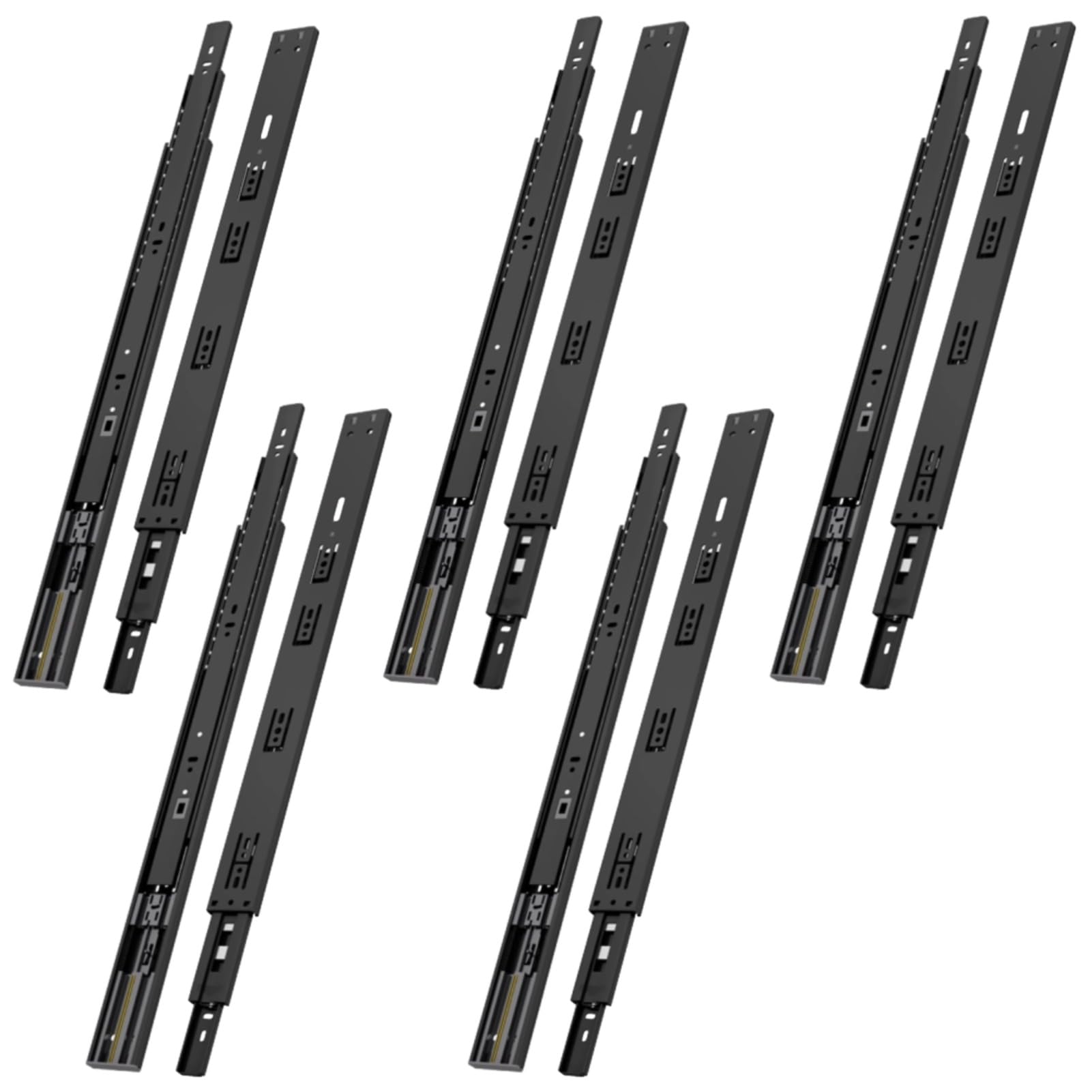 Necilo Guide Ammortizzate per Cassetti 450mm - 5 Coppie